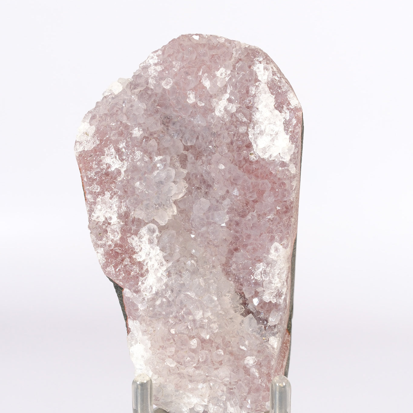 Pink Chalcedony / Quartz Cluster