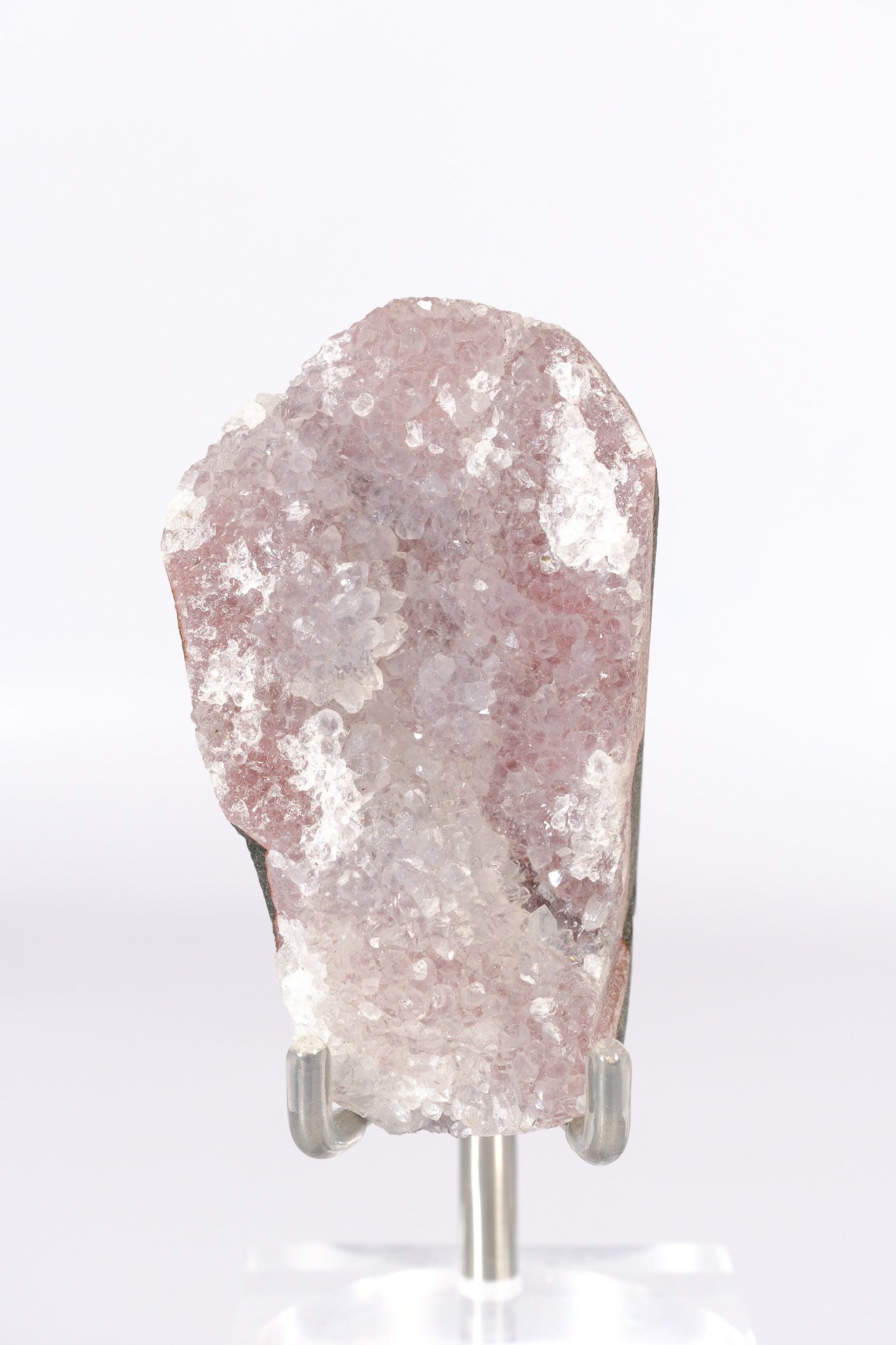 Pink Chalcedony / Quartz Cluster