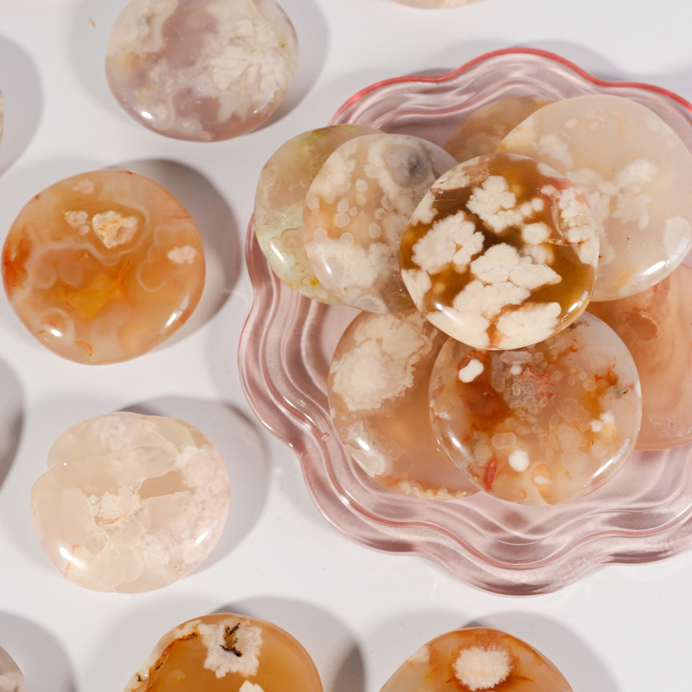Flower Agate Flatstone