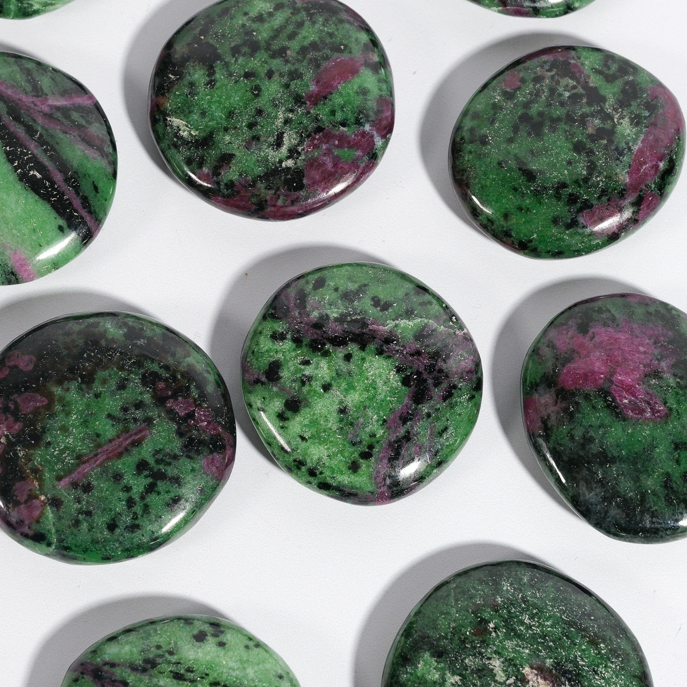 Ruby Zoisite Flatstone