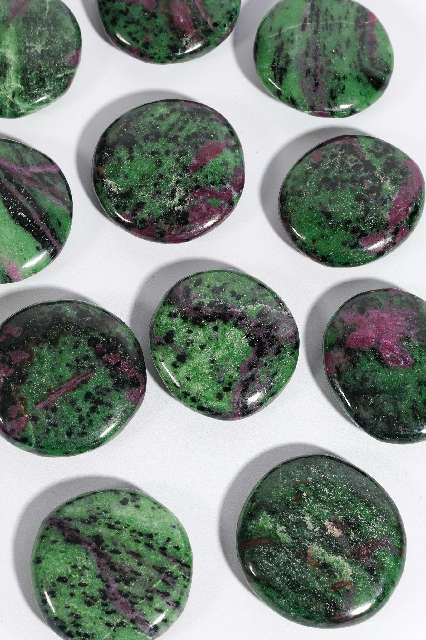 Ruby Zoisite Flatstone