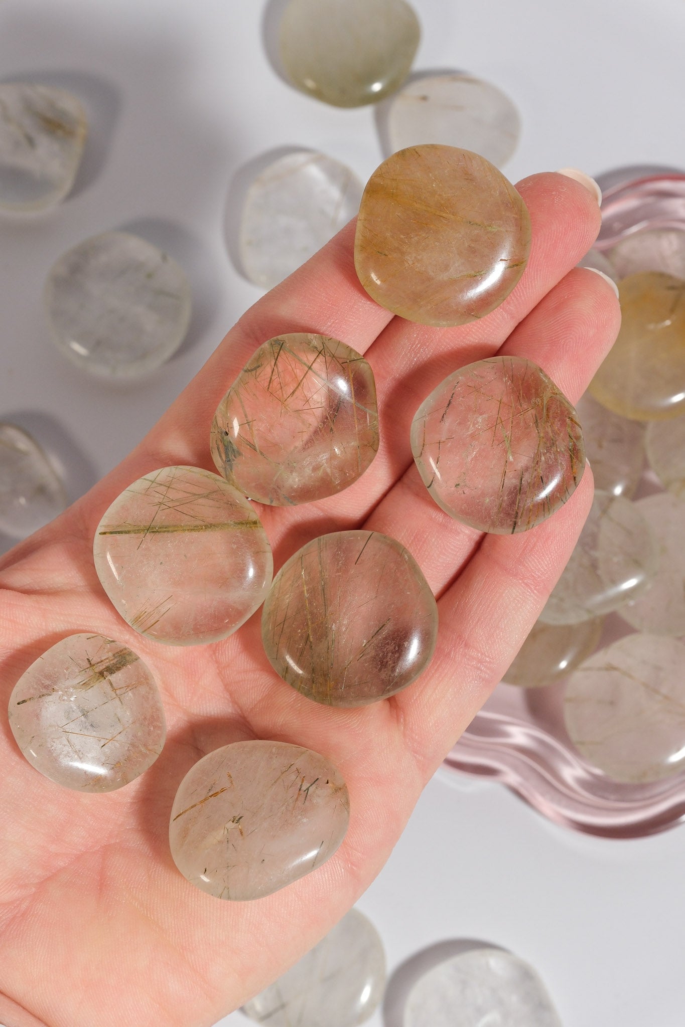 Multi Rutile Mini Flatstone