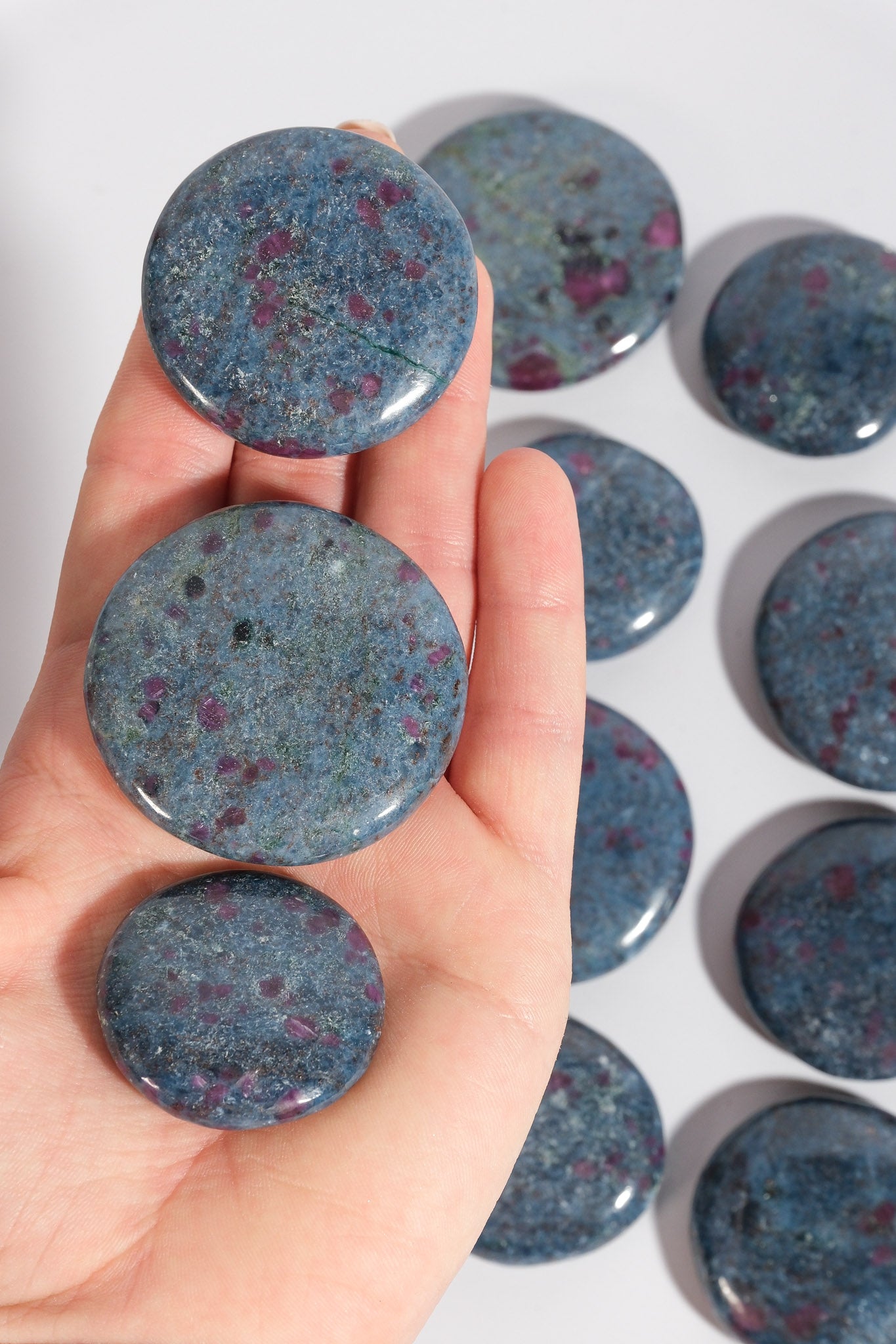 Ruby Kyanite Flatstone