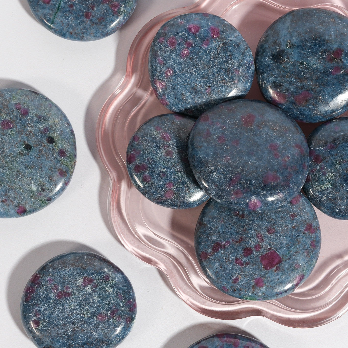 Ruby Kyanite Flatstone