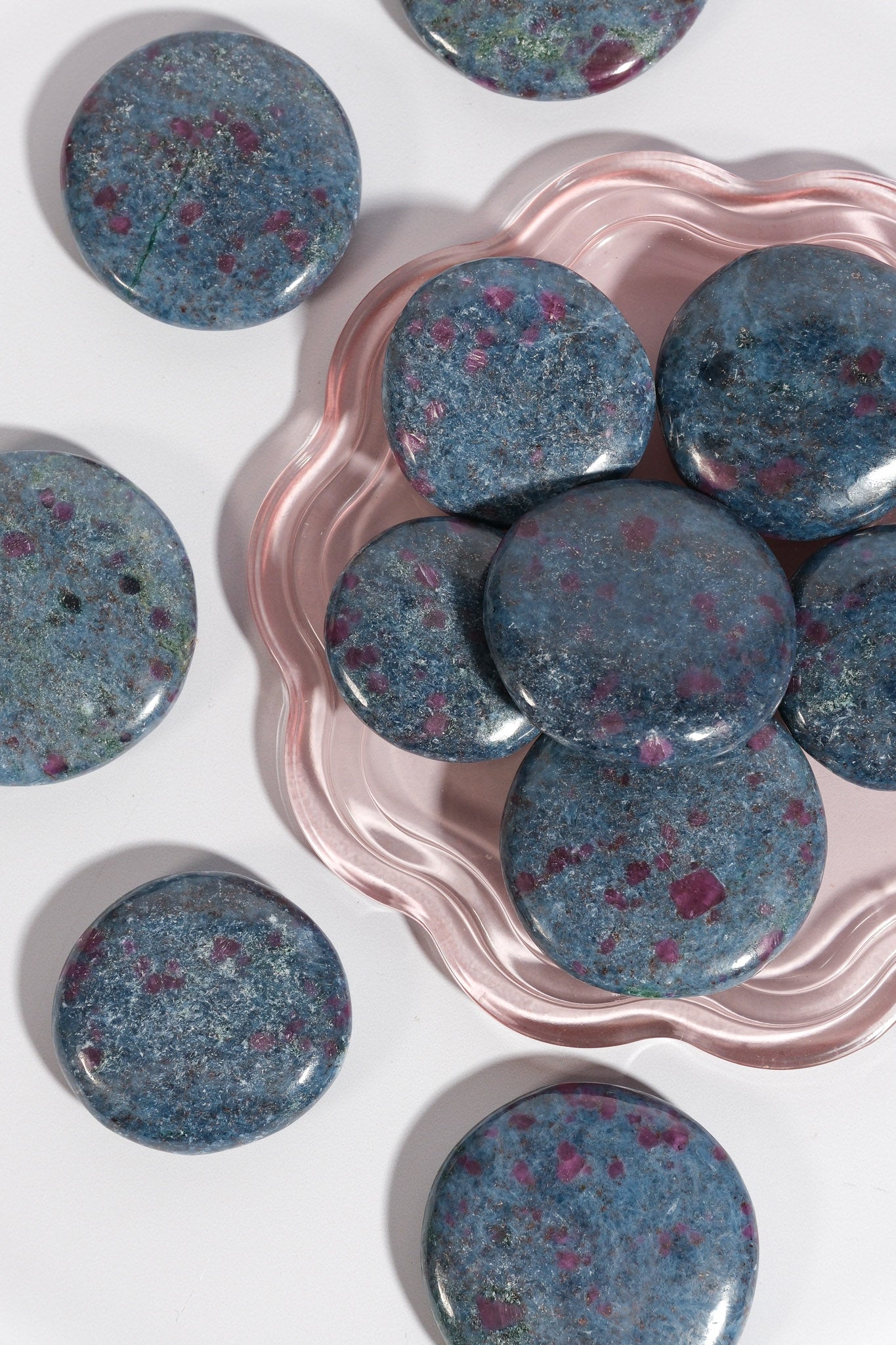 Ruby Kyanite Flatstone