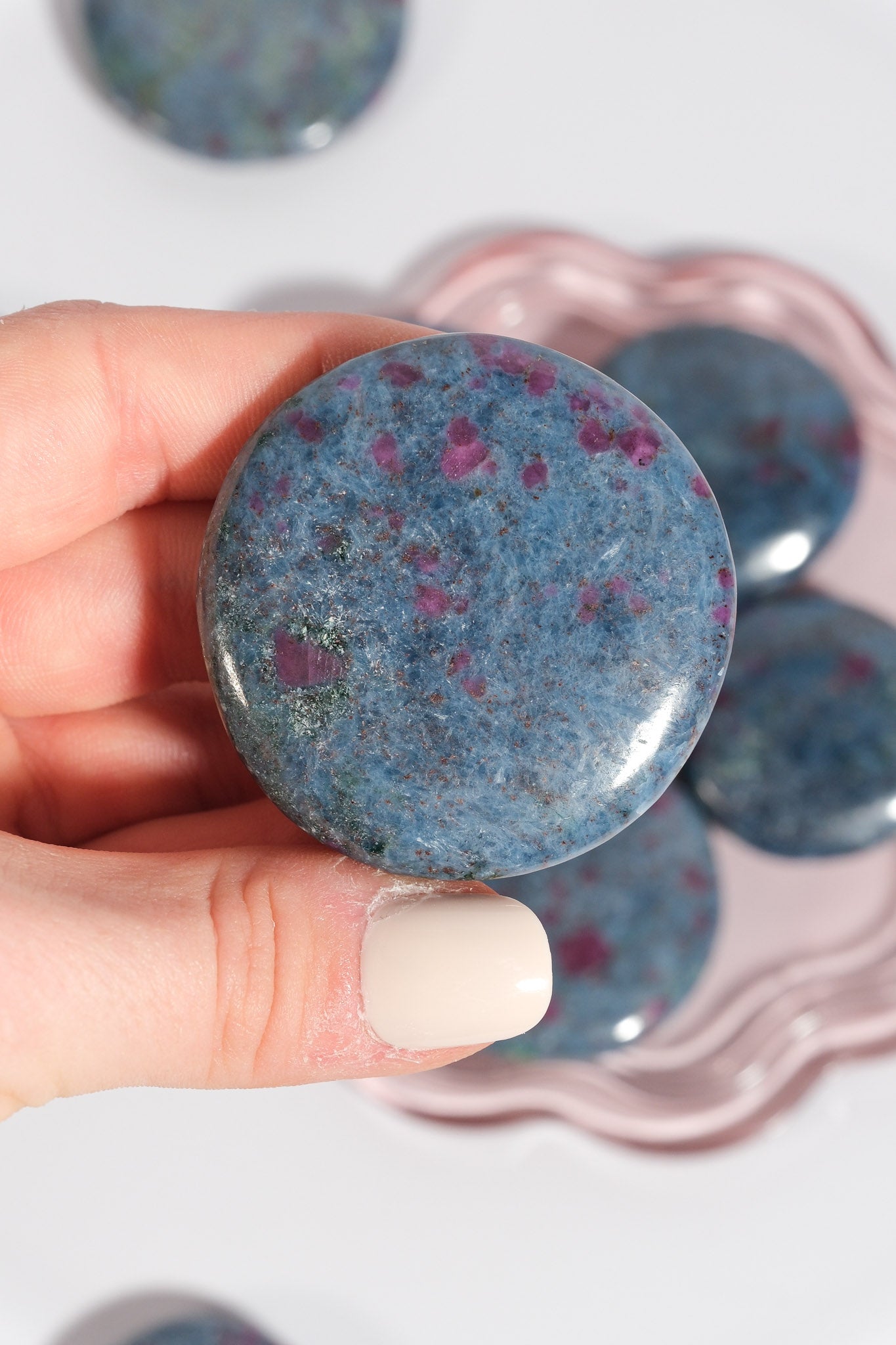 Ruby Kyanite Flatstone