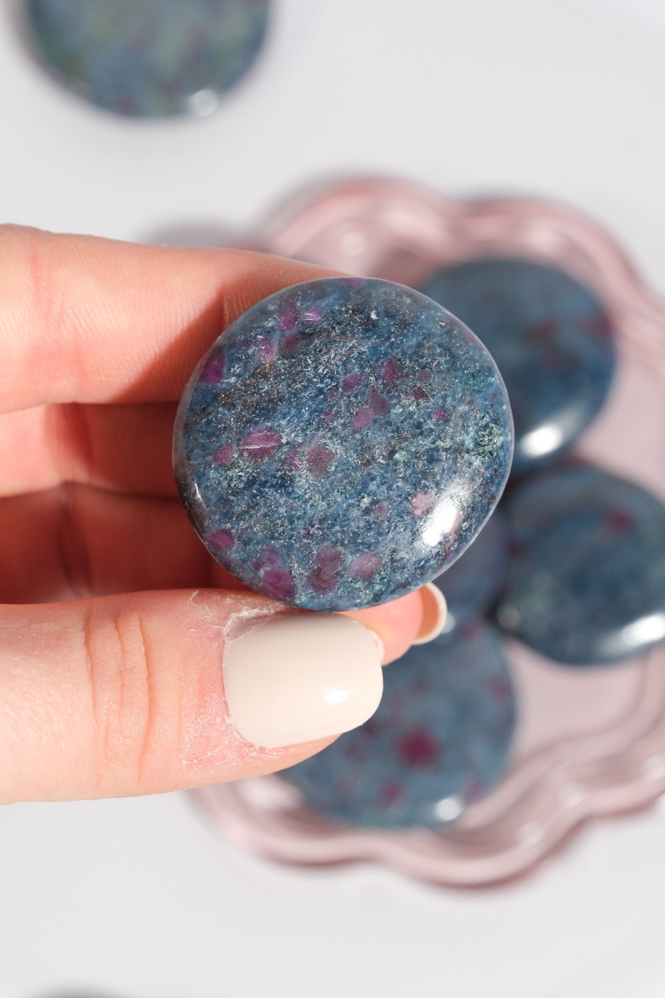 Ruby Kyanite Flatstone