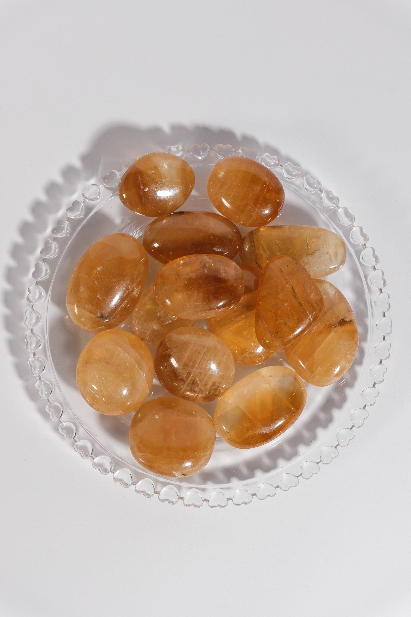 Honey Calcite Palmstone