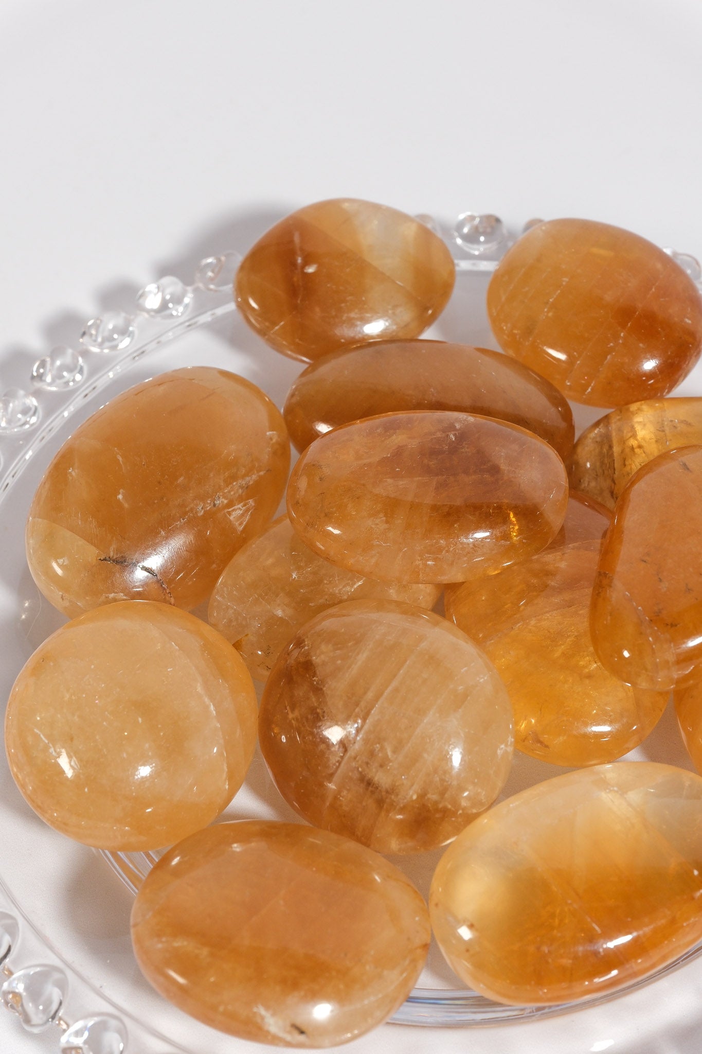 Honey Calcite Palmstone