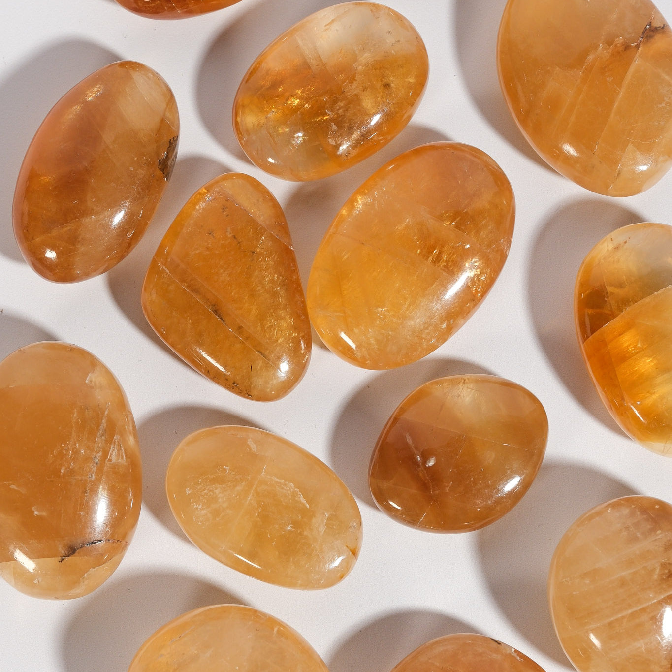 Honey Calcite Palmstone
