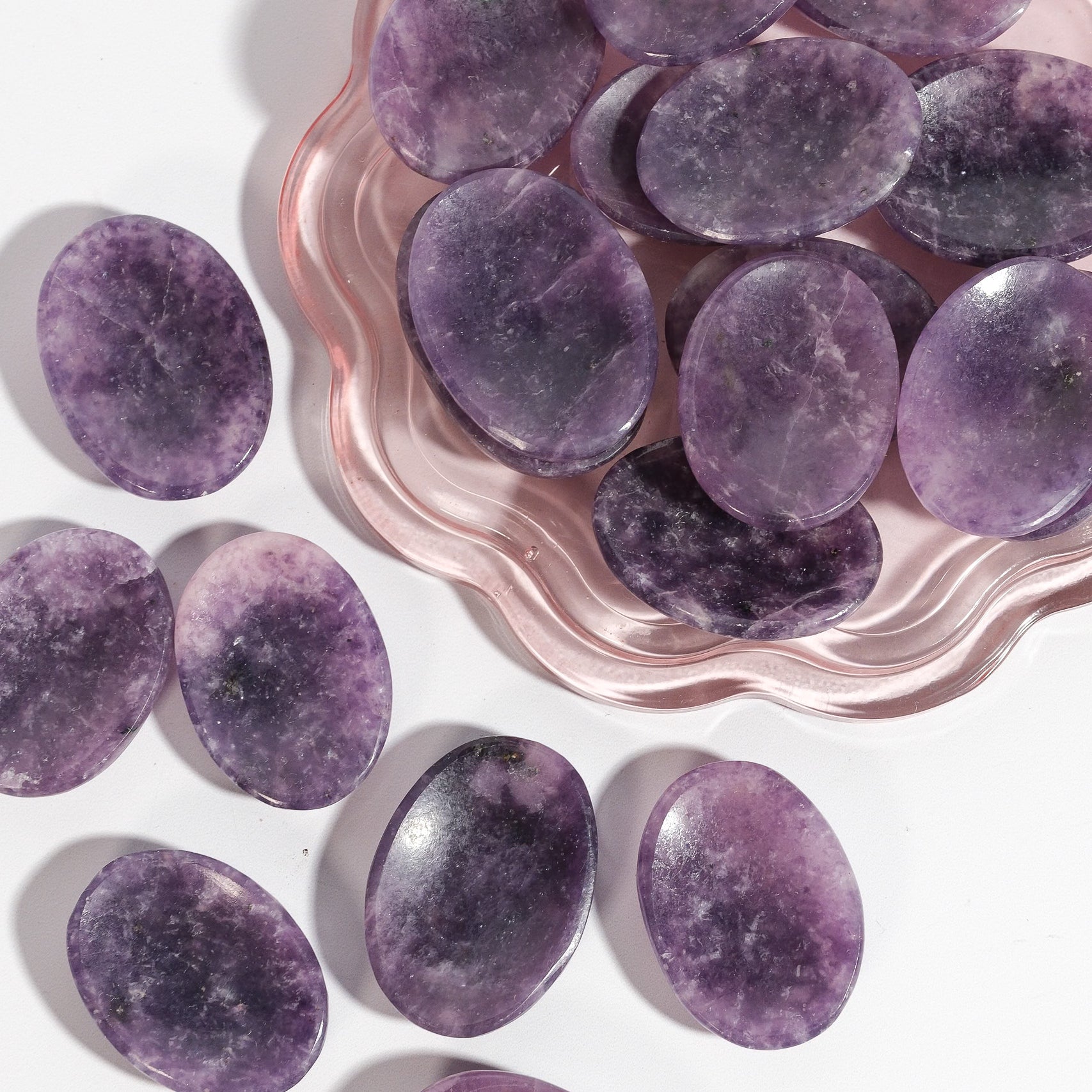 Lepidolite Worry Stone