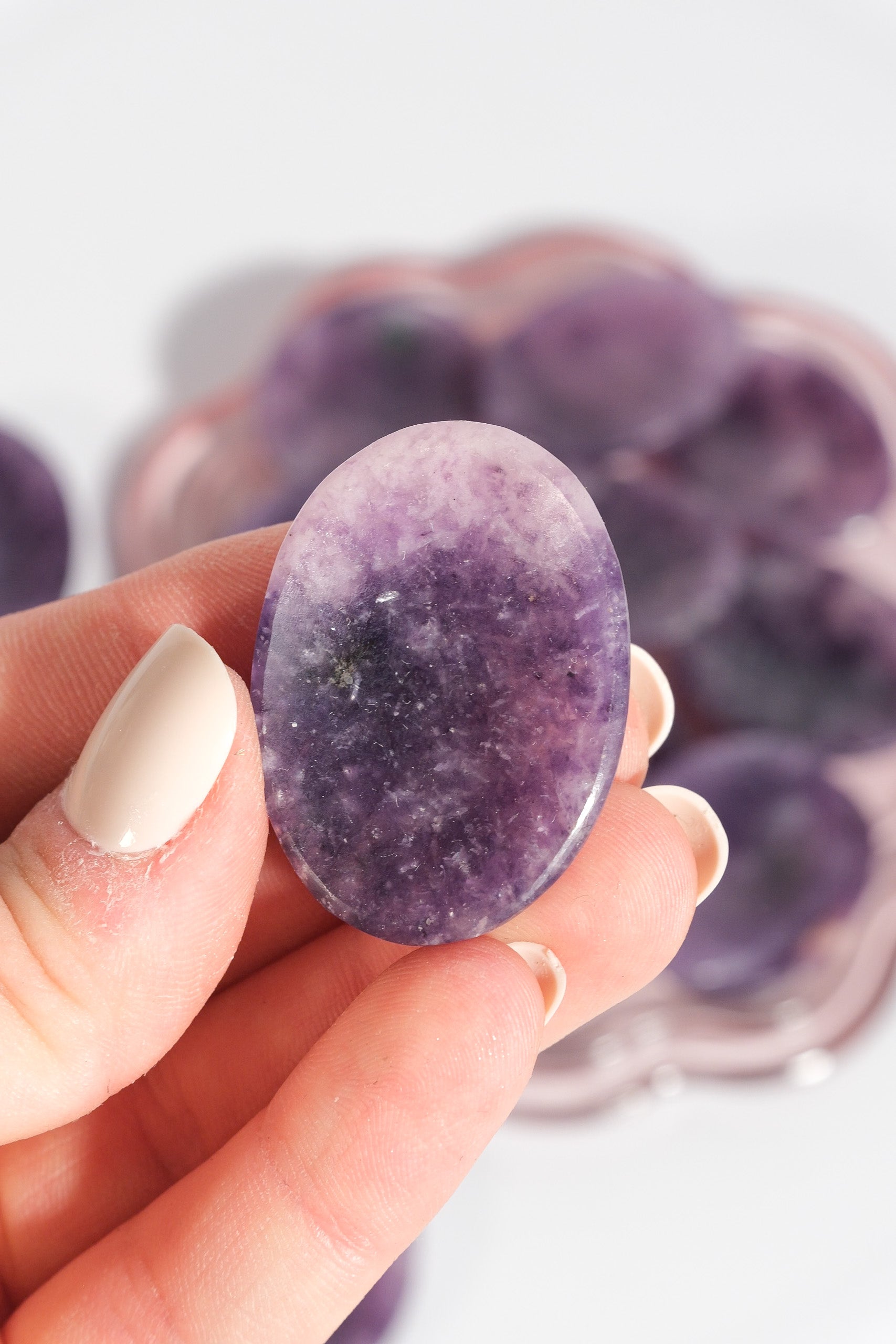Lepidolite Worry Stone