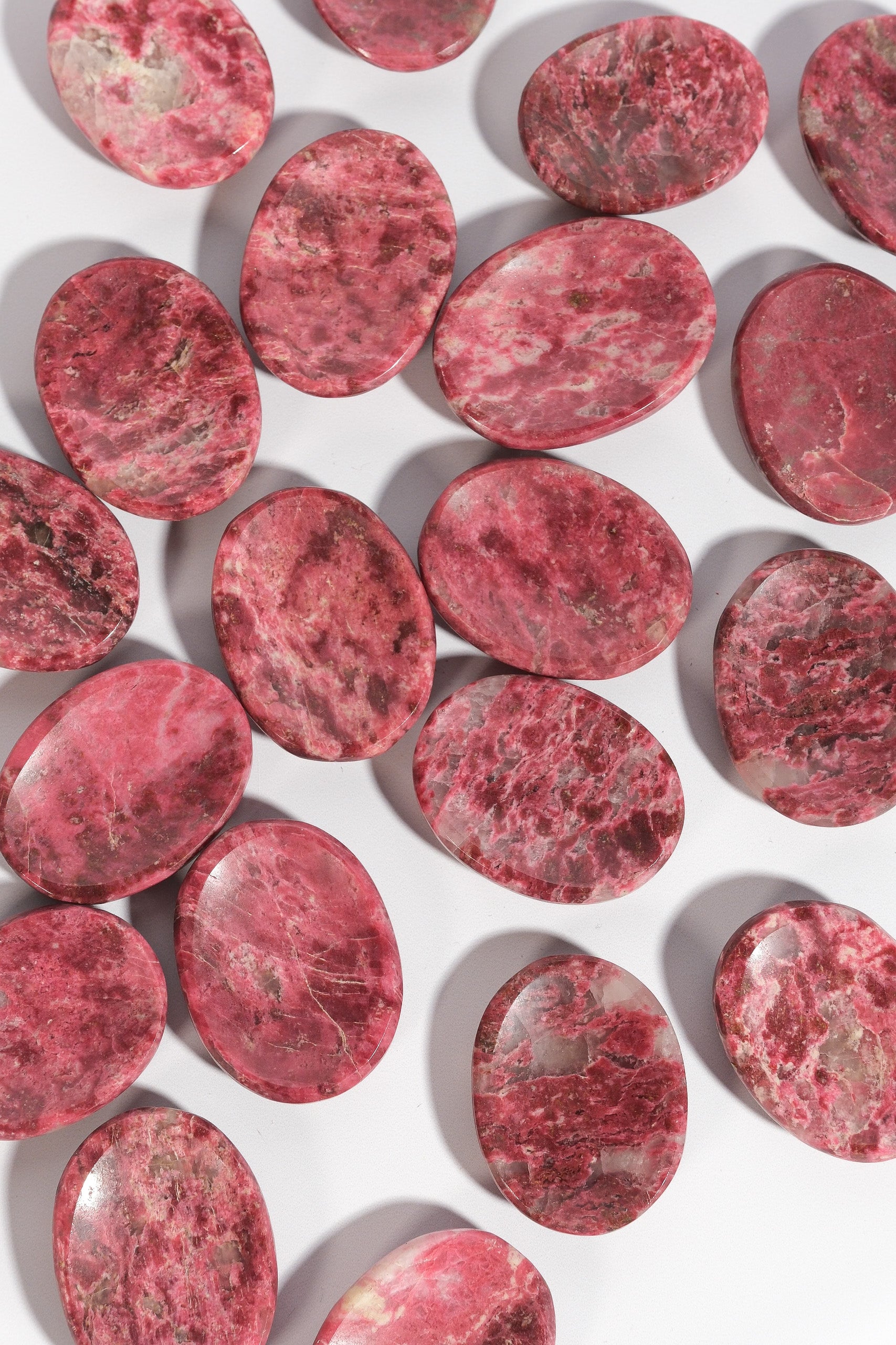 Thulite Worry Stone