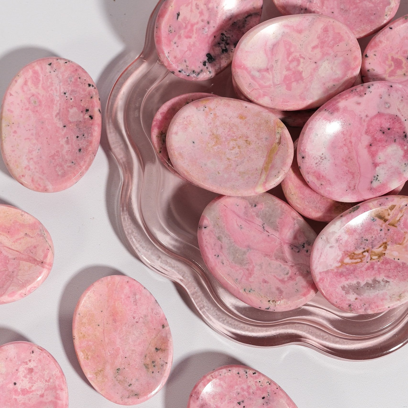 Rhodonite Worry Stone