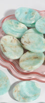 Blue Calcite / Aragonite Worry Stone