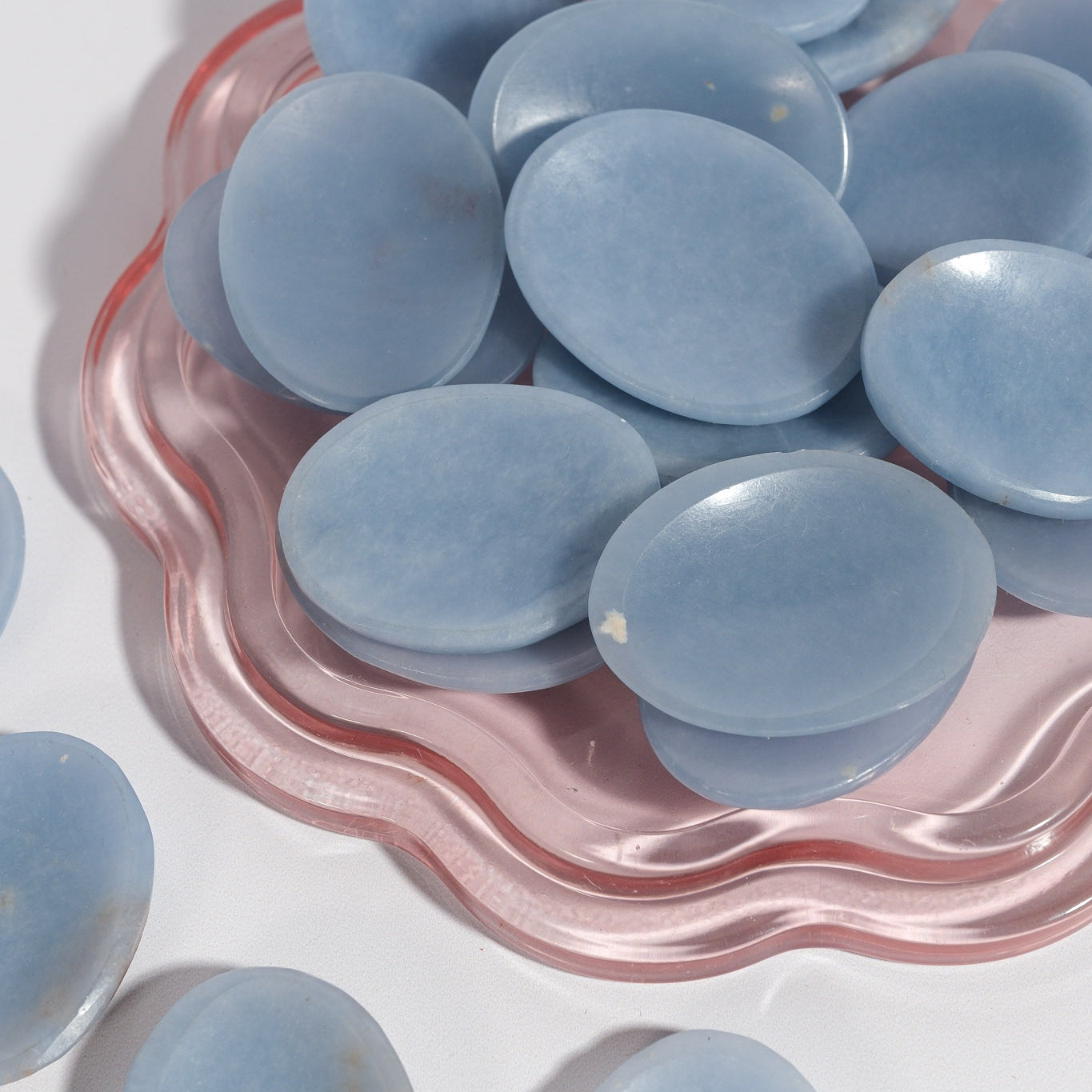 Angelite Worry Stone