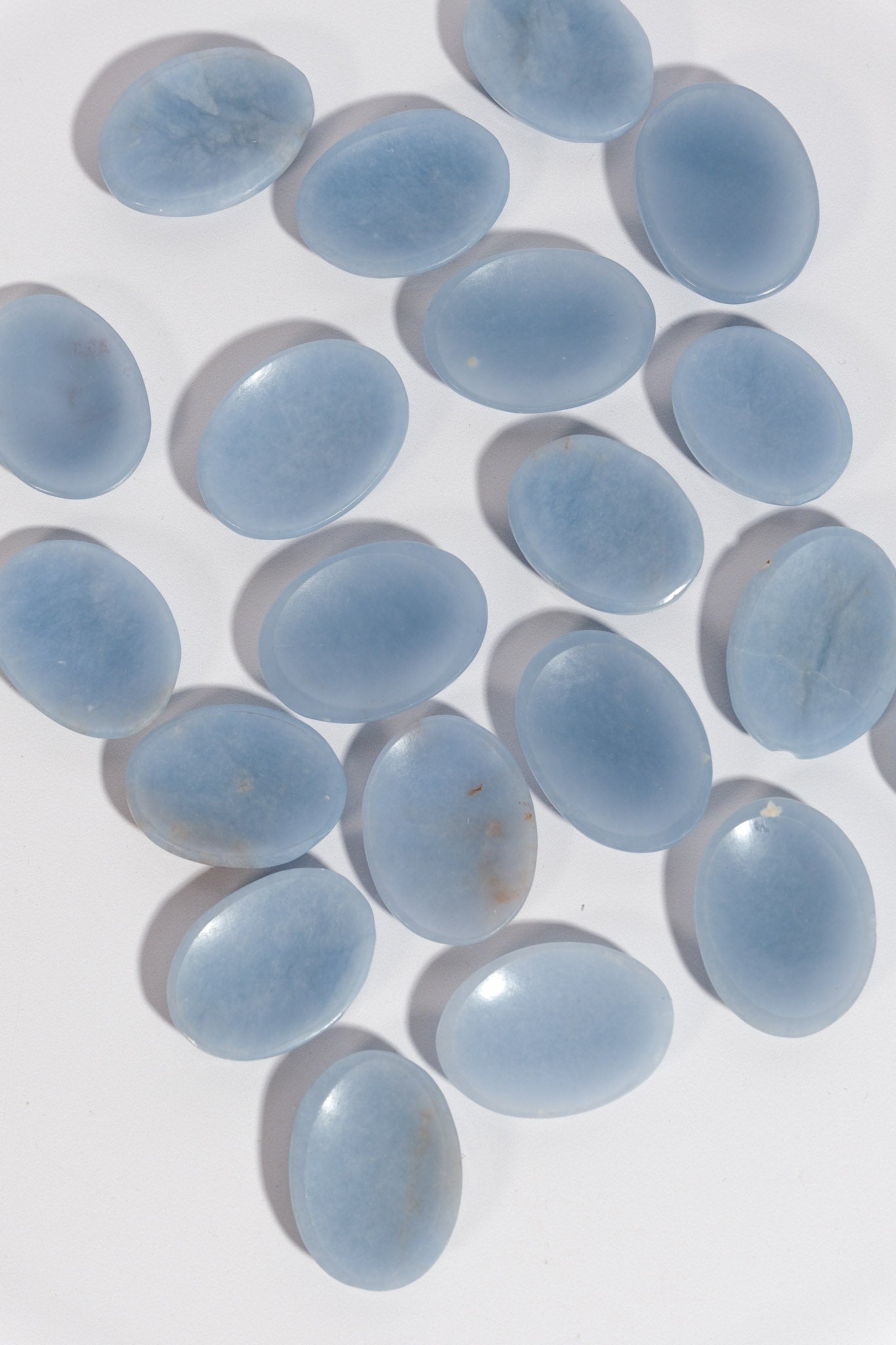 Angelite Worry Stone