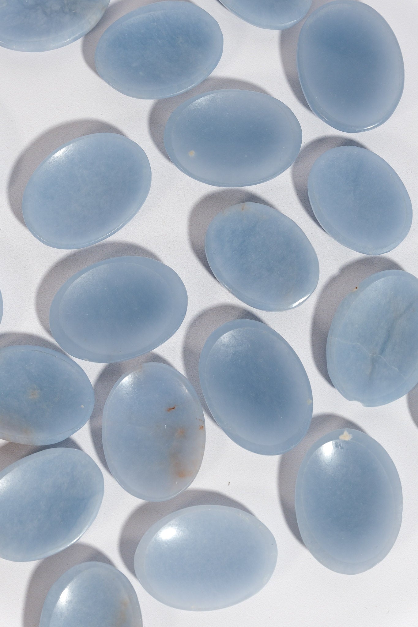 Angelite Worry Stone