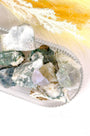 Moss Agate Raw Healing Crystal.