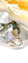 Moss Agate Raw Healing Crystal.