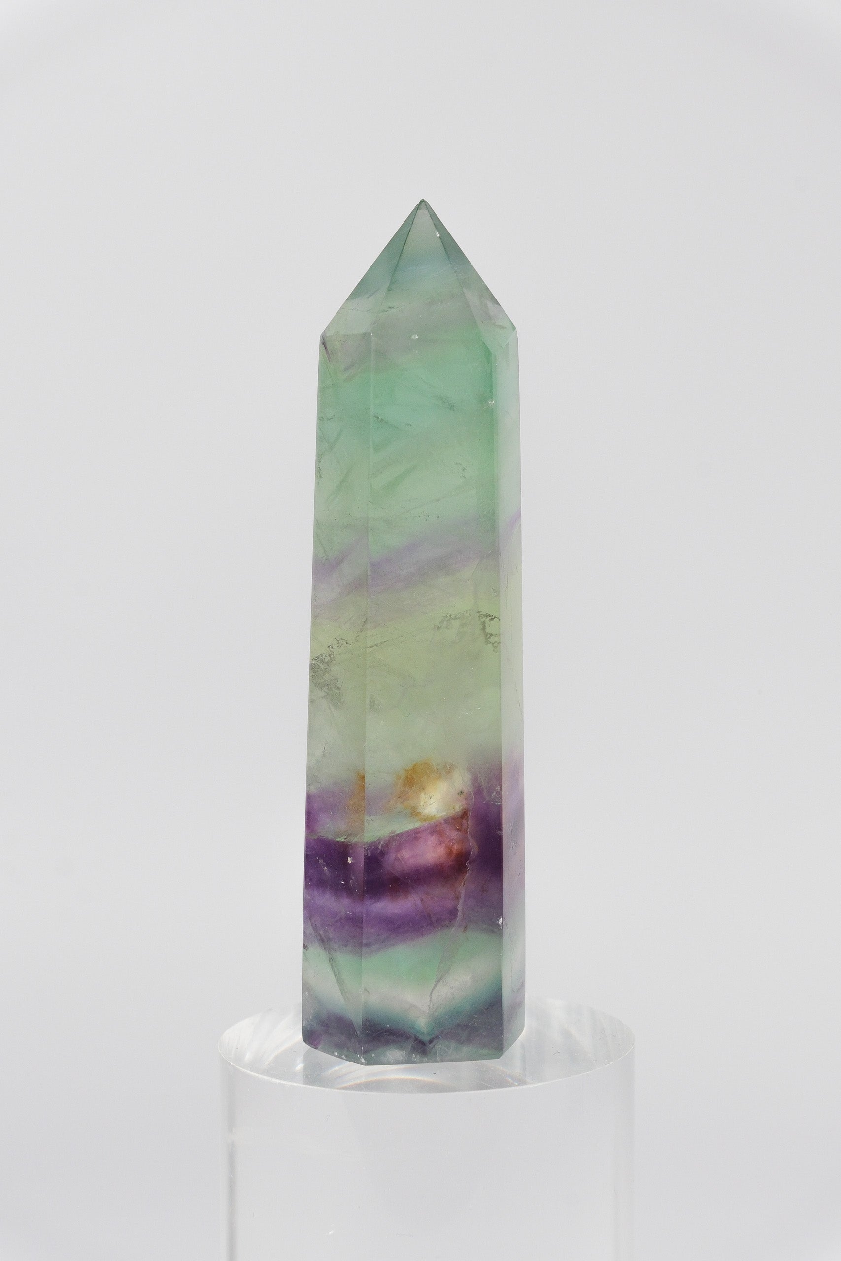 Fluorite Tower - chipped