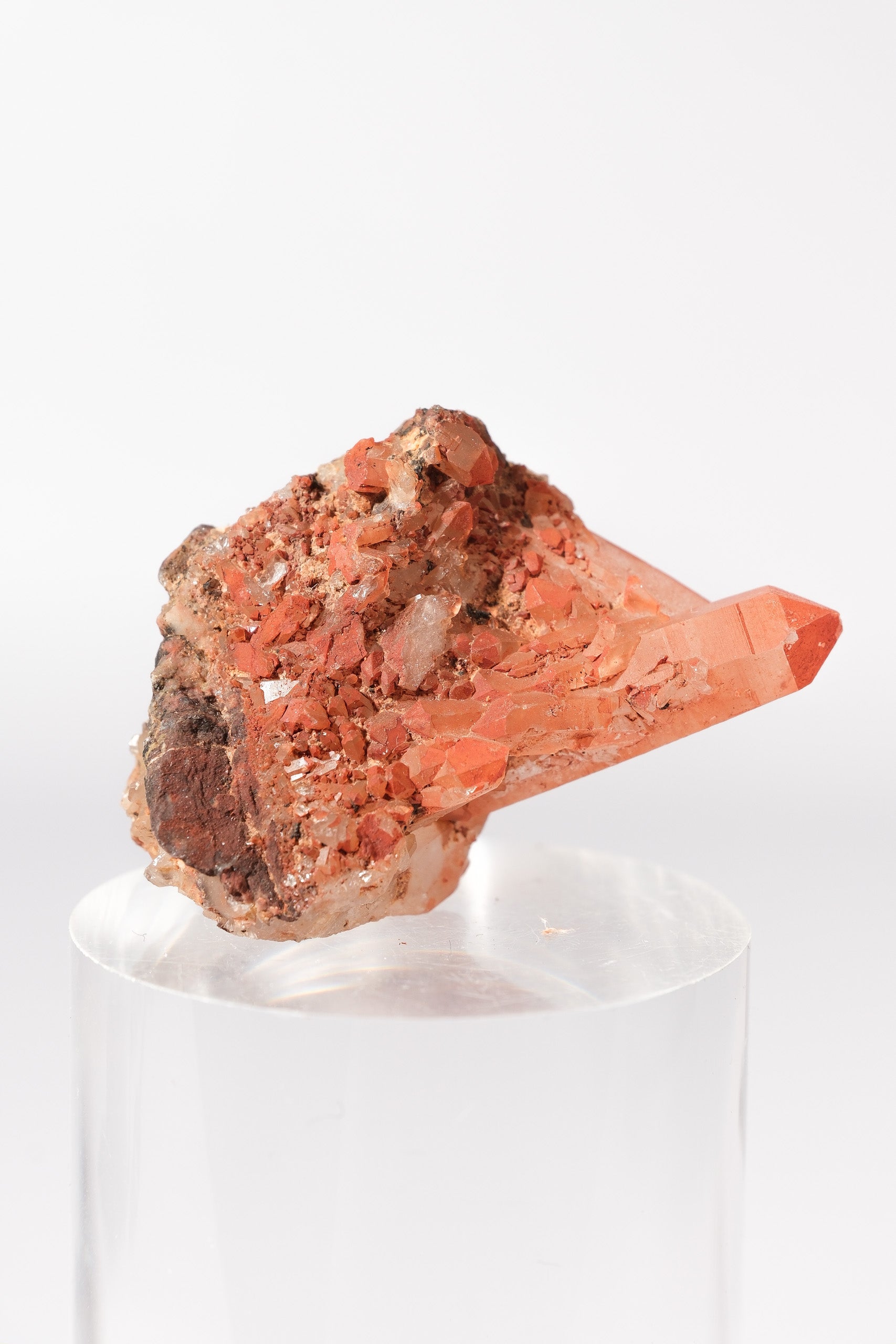 Hematoid/Tangerine Quartz Cluster