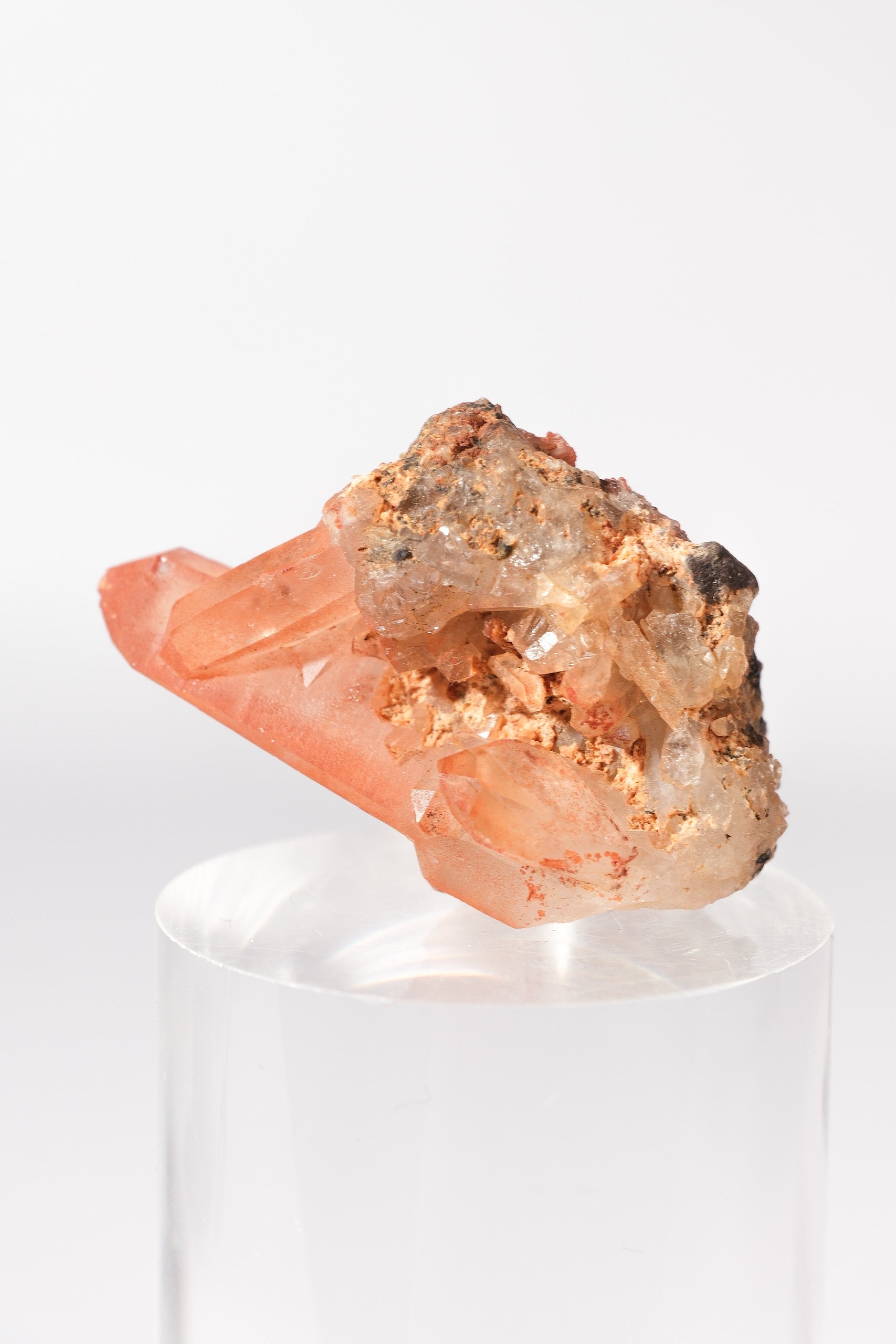 Hematoid/Tangerine Quartz Cluster