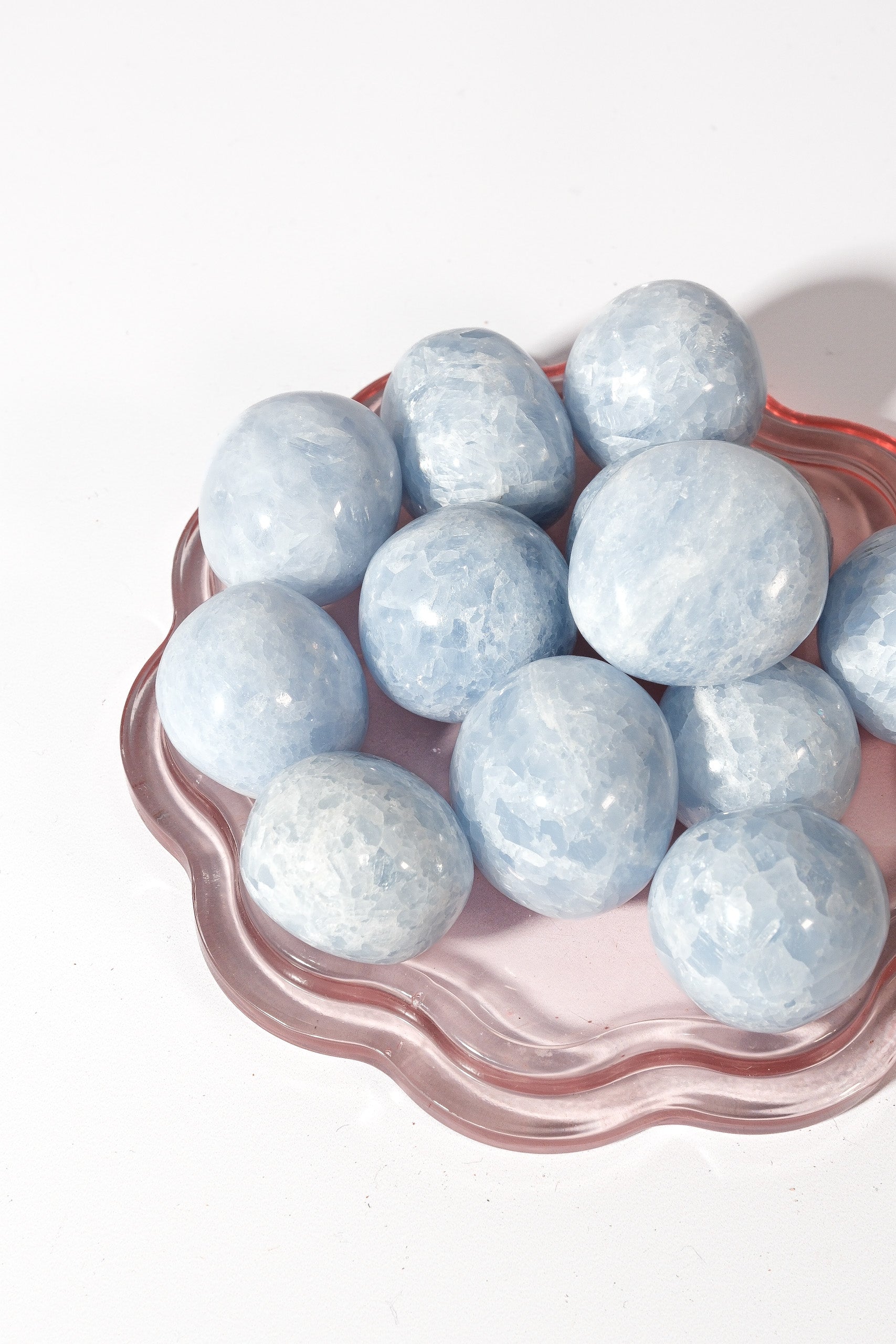 Blue Calcite Jumbo Tumble