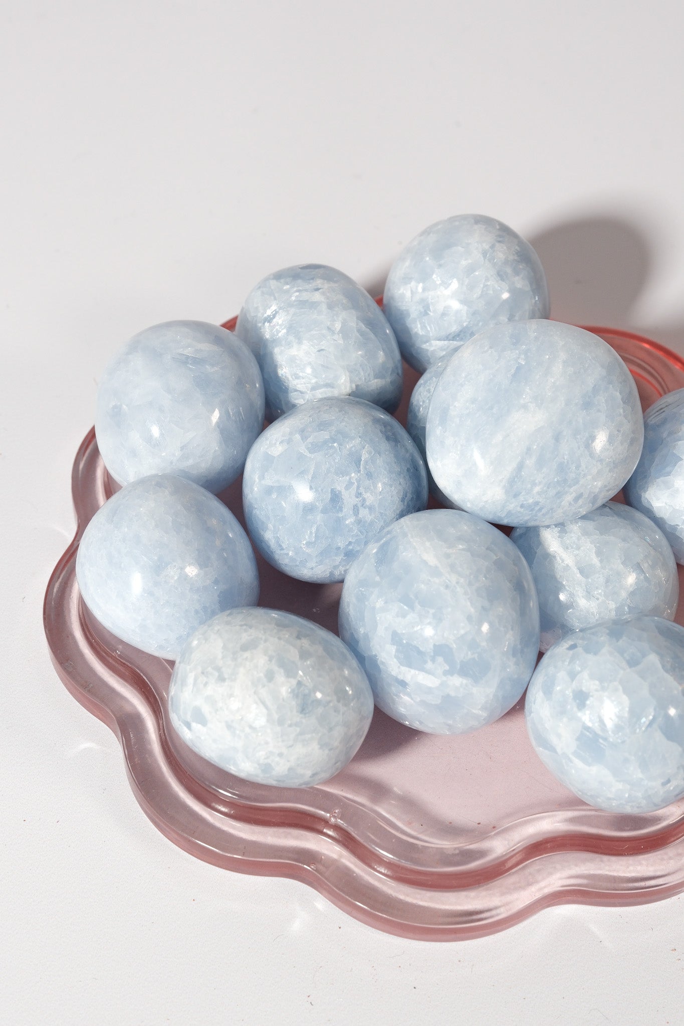 Blue Calcite Jumbo Tumble