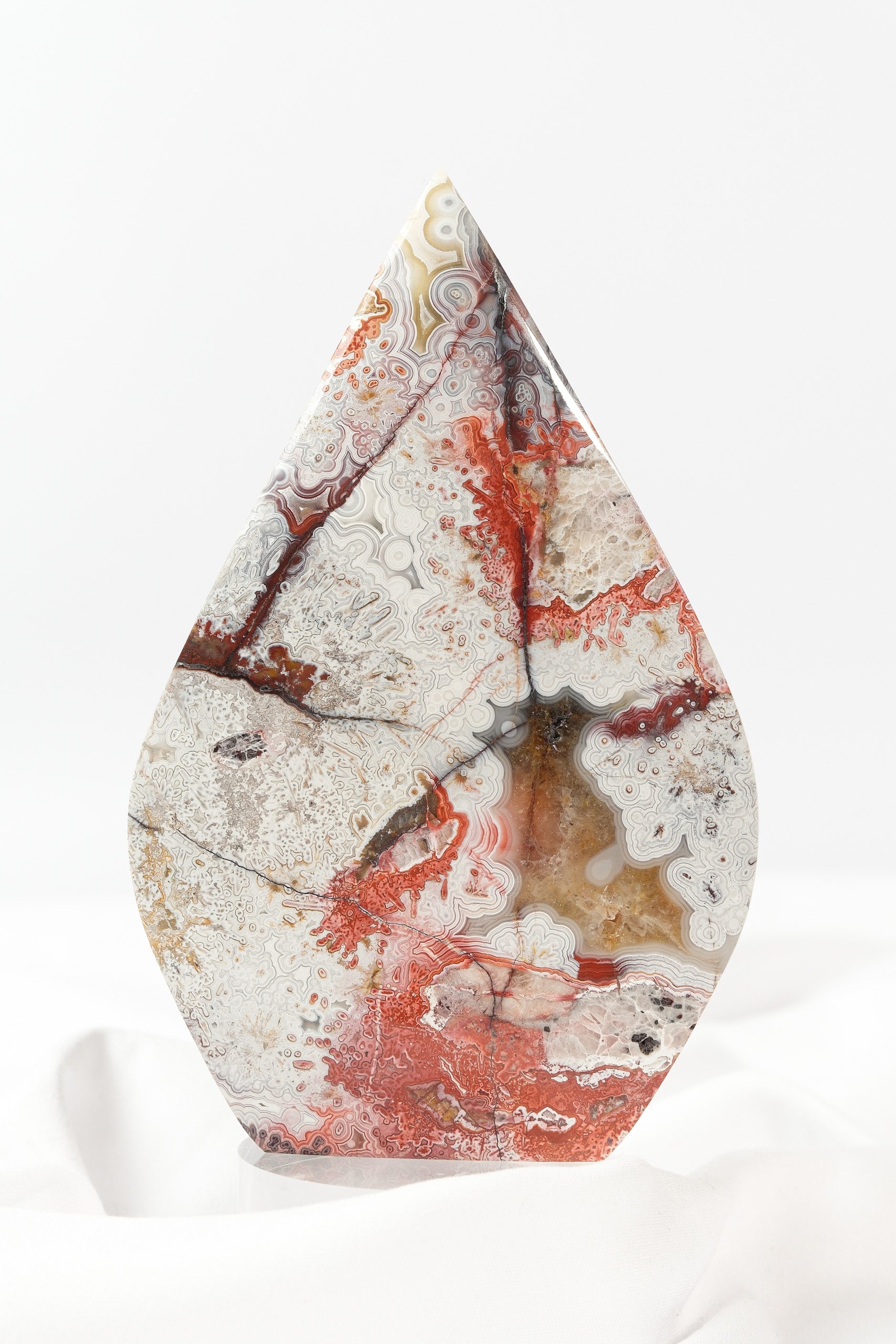 Mexican Crazy Lace Agate Flame