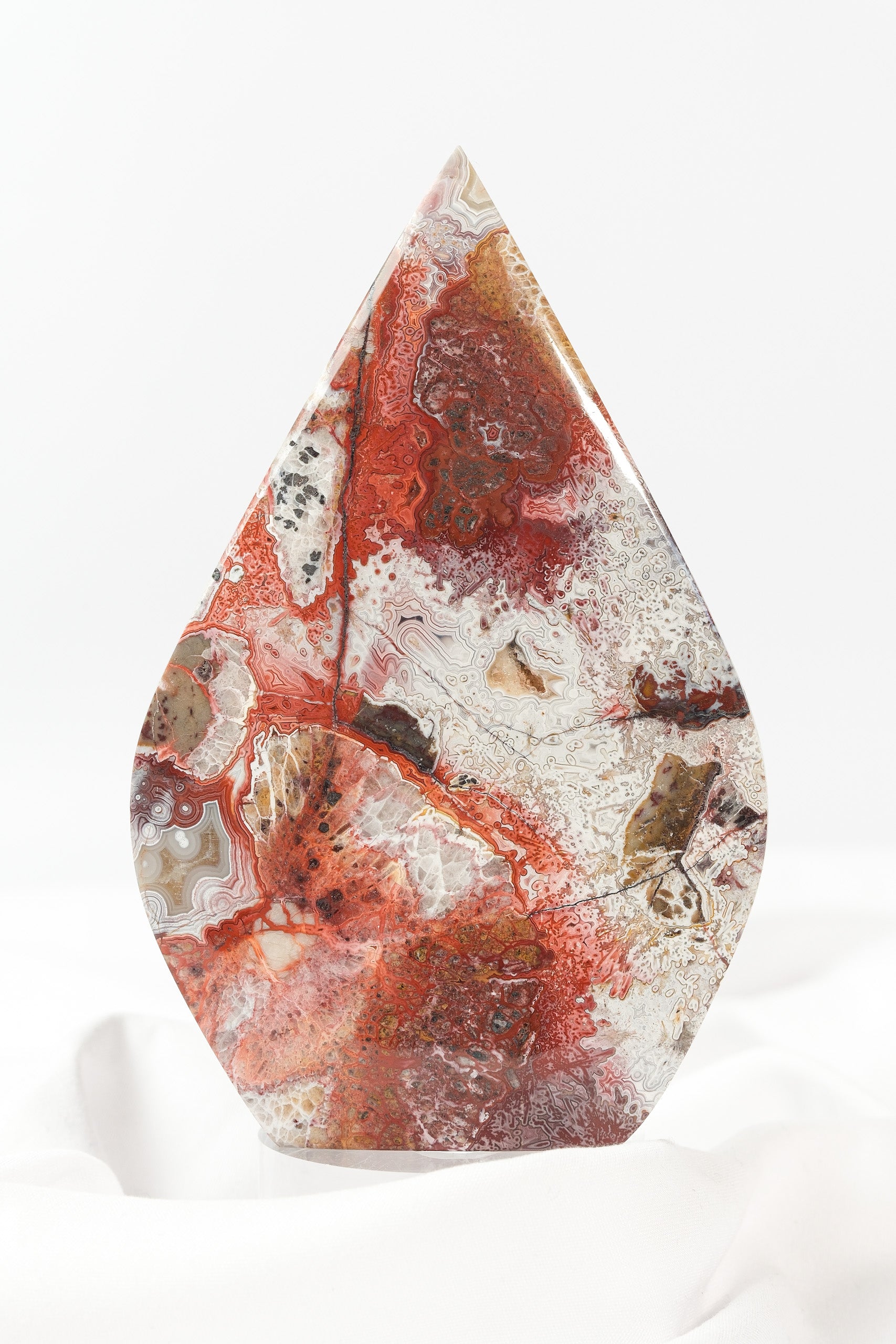 Mexican Crazy Lace Agate Flame