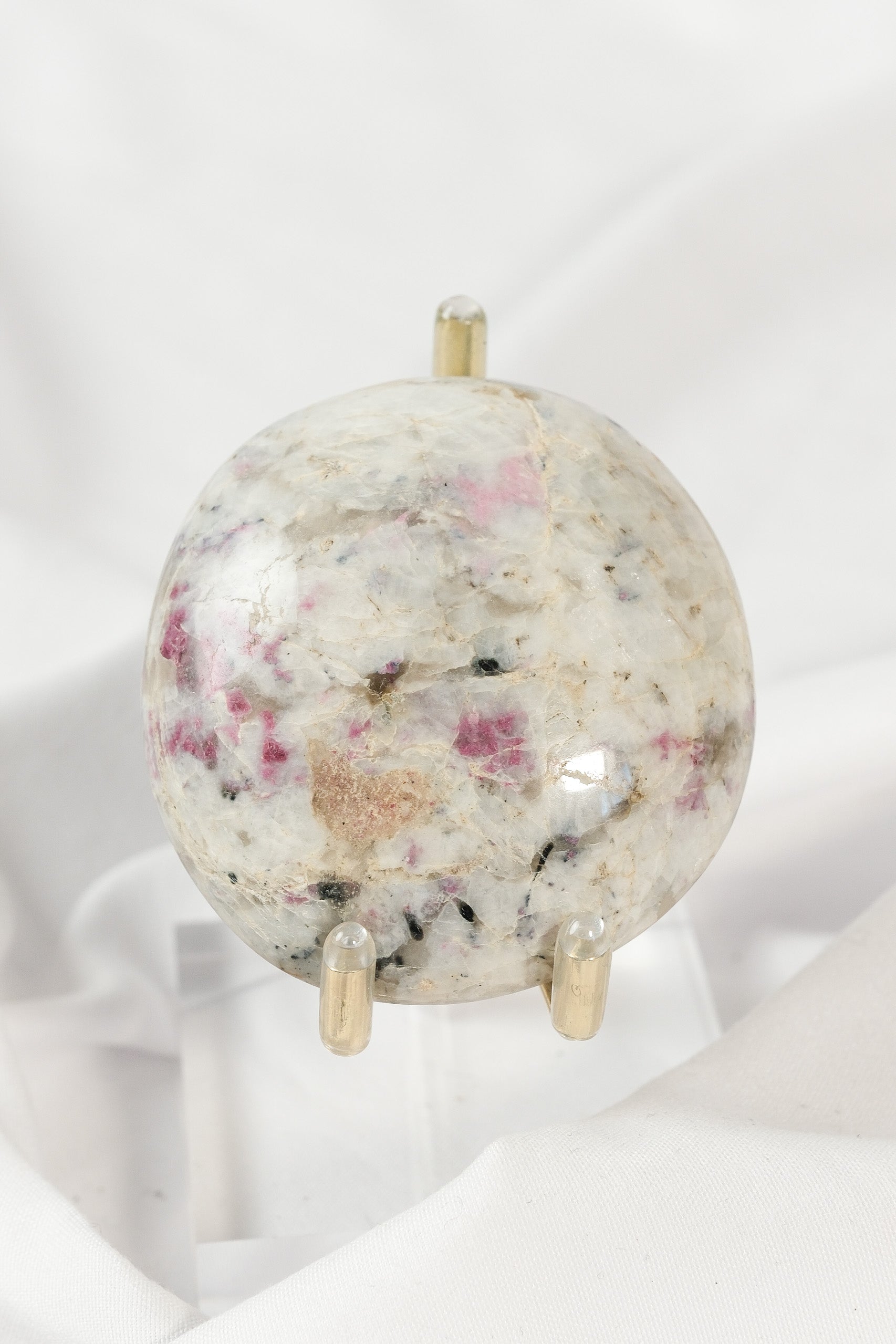 Pink Tourmaline Palmstone