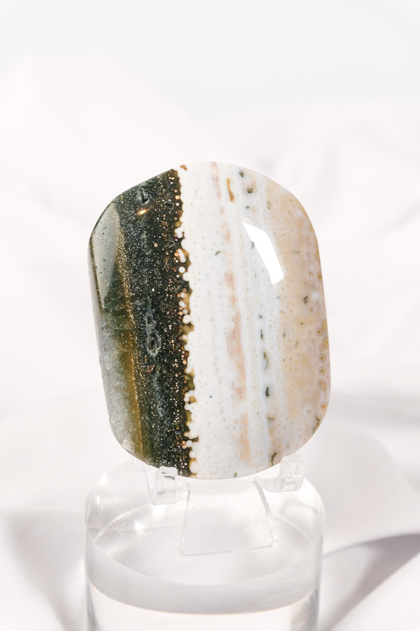 Orbicular Sea Jasper Palmstone
