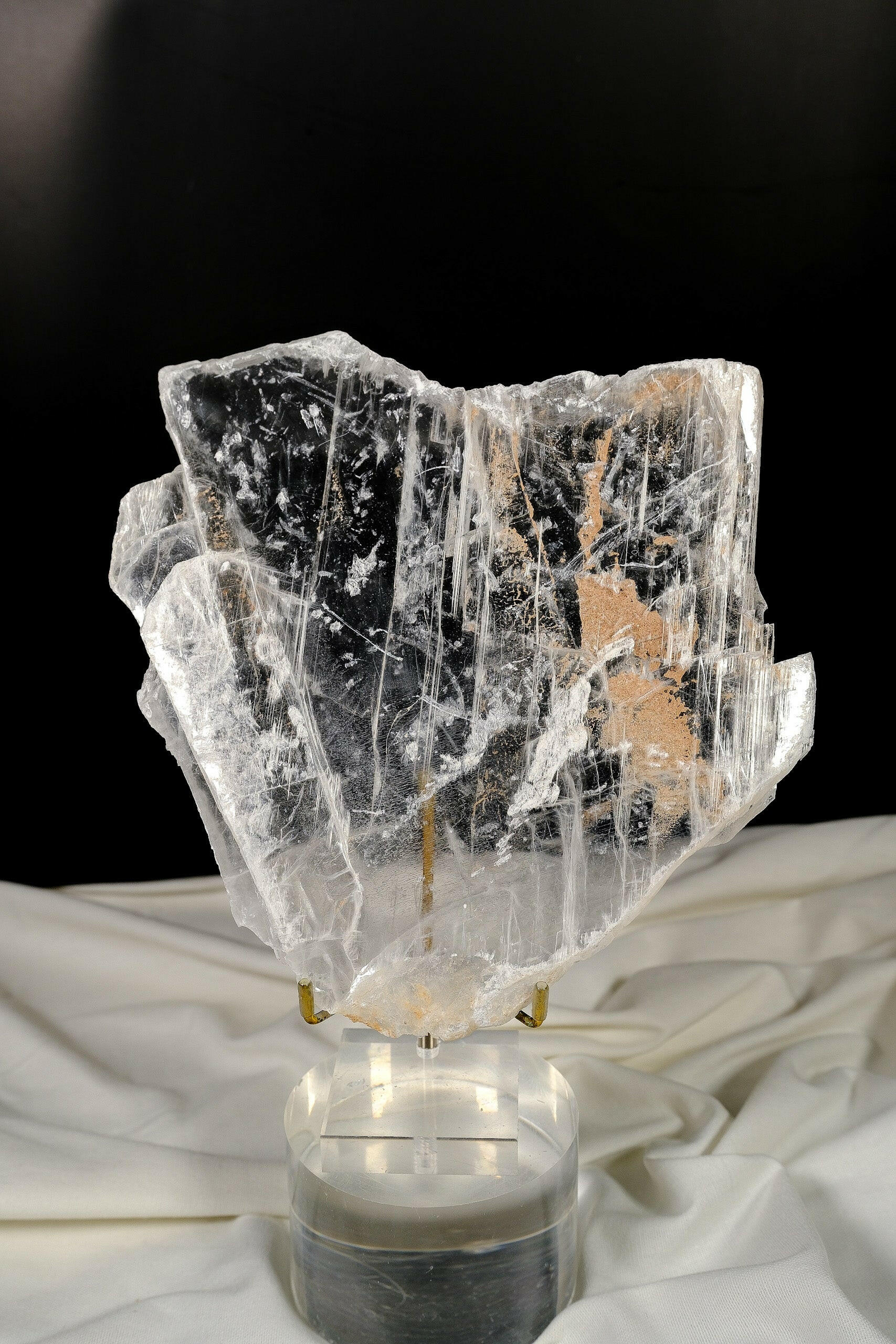 Transparent Selenite Slab Healing Crystal.