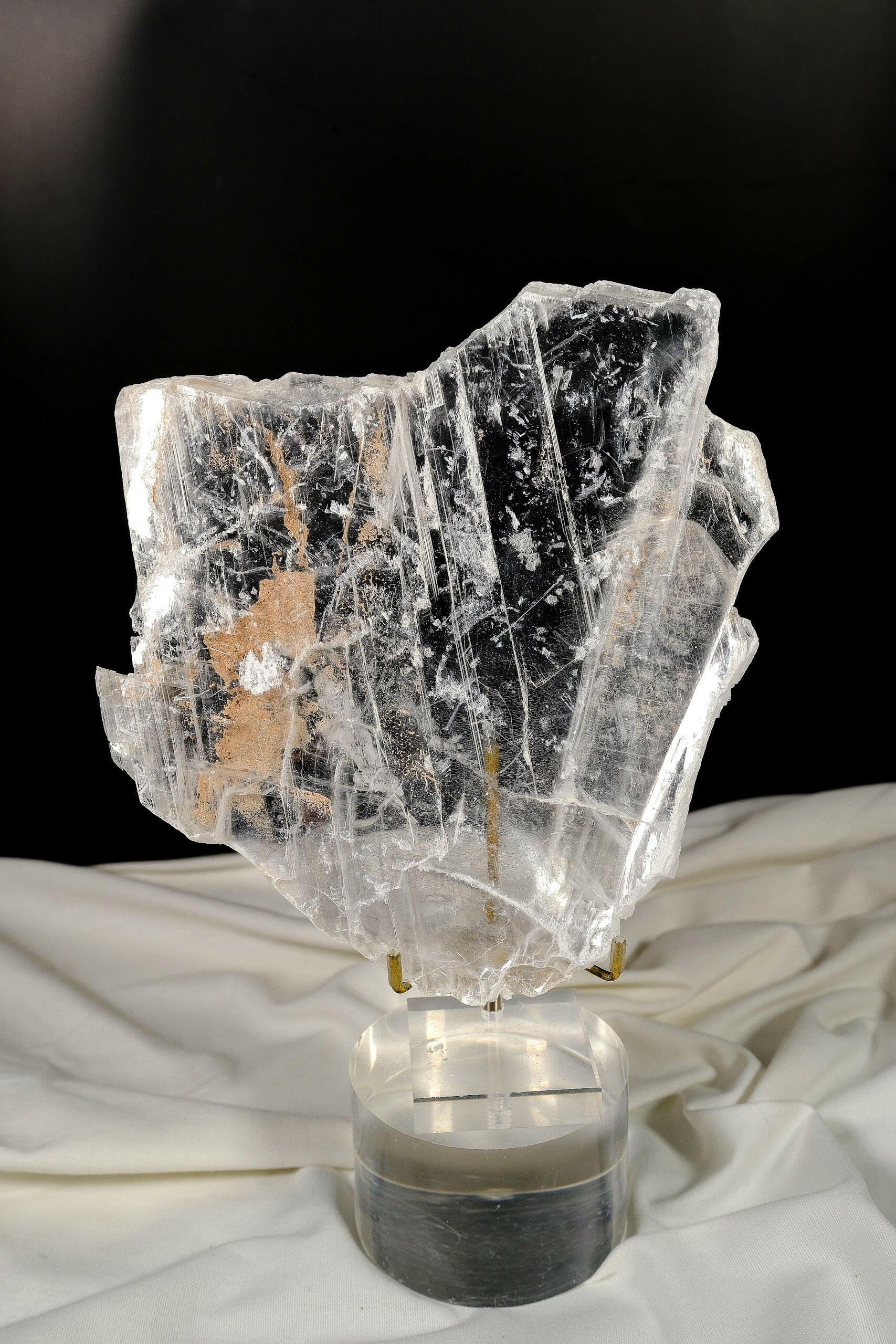 Transparent Selenite Slab Healing Crystal.