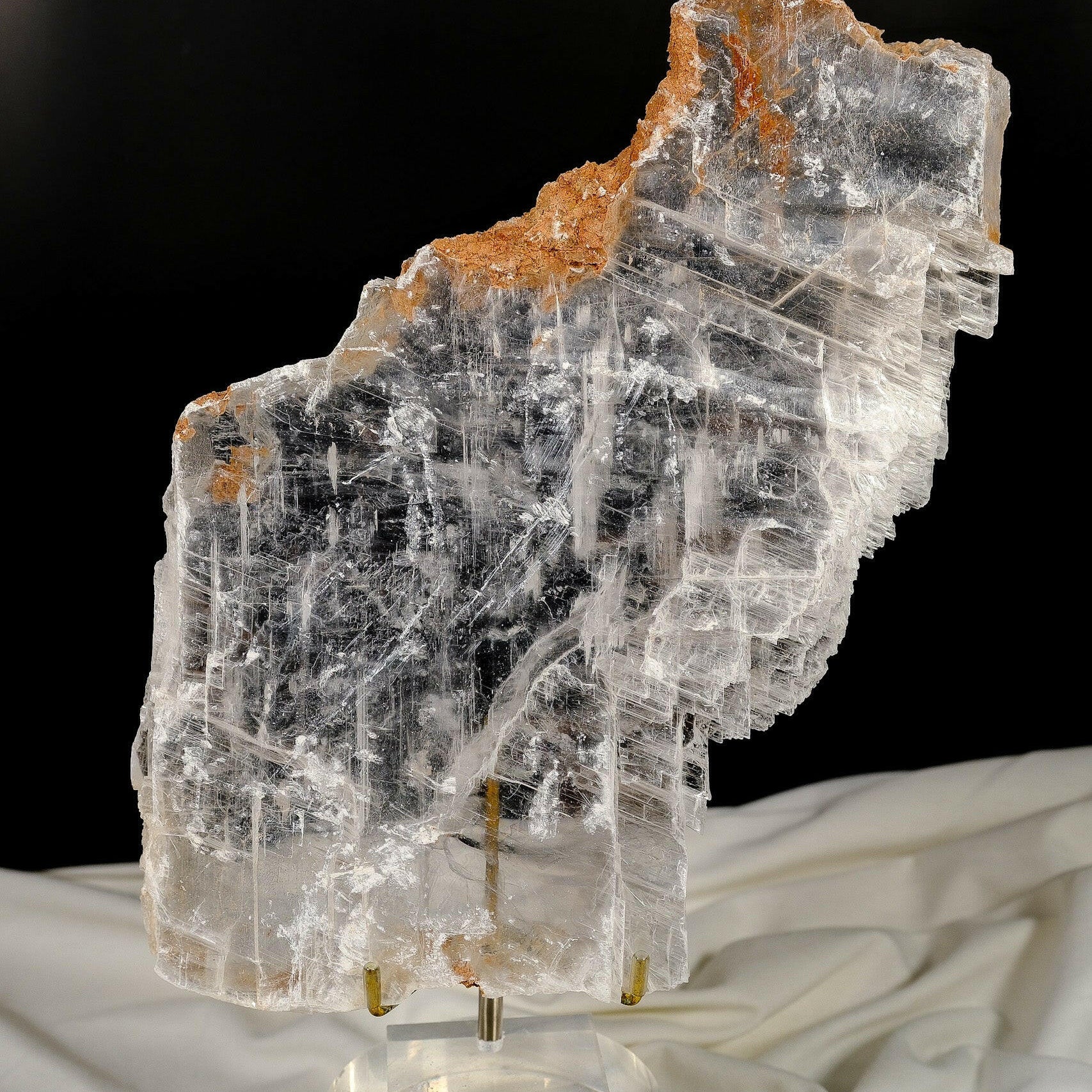 Transparent Selenite Slab Healing Crystal.