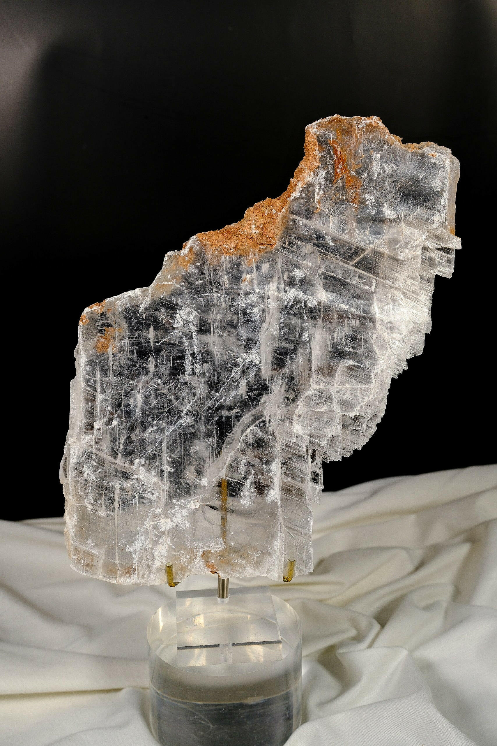 Transparent Selenite Slab Healing Crystal.