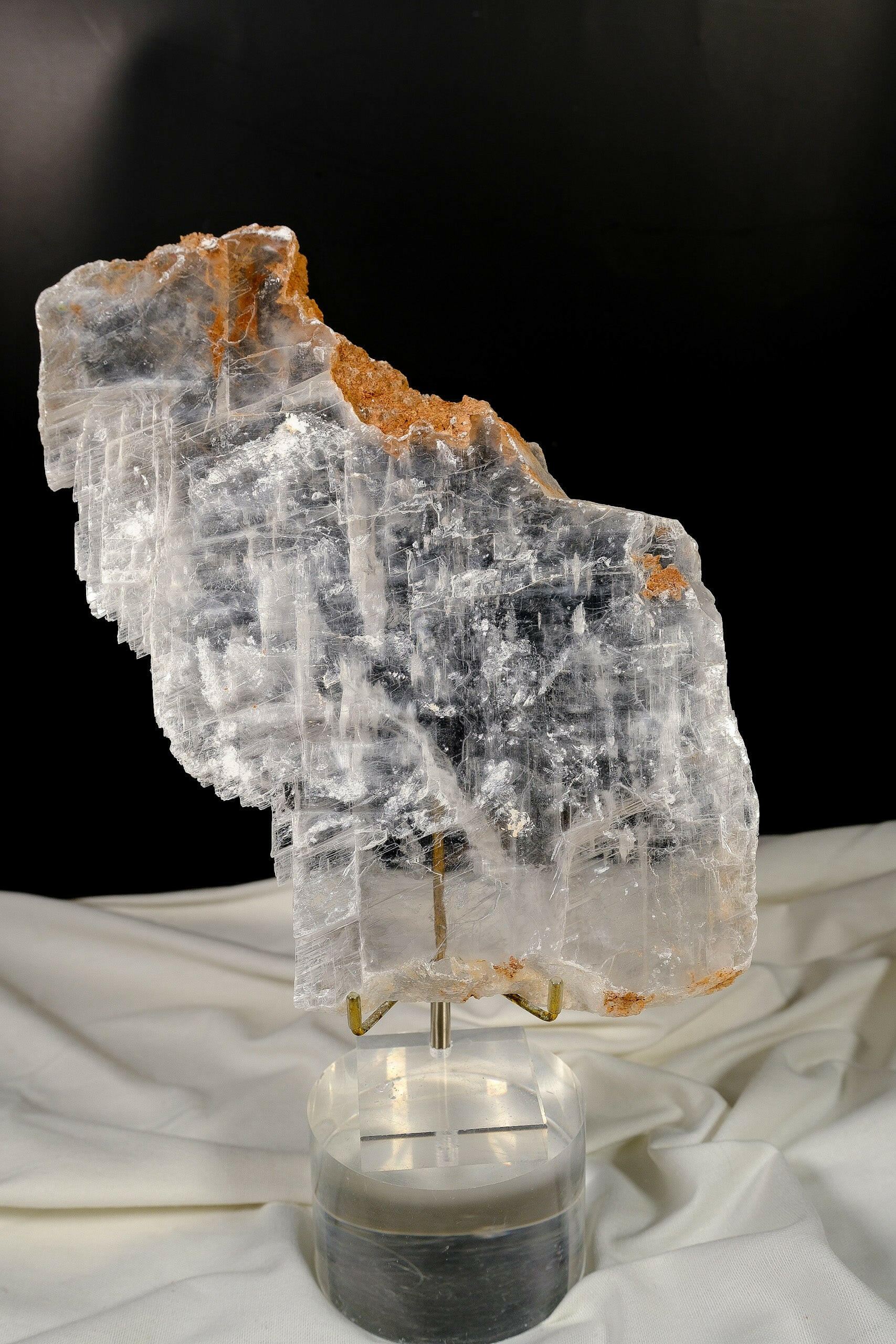 Transparent Selenite Slab Healing Crystal.