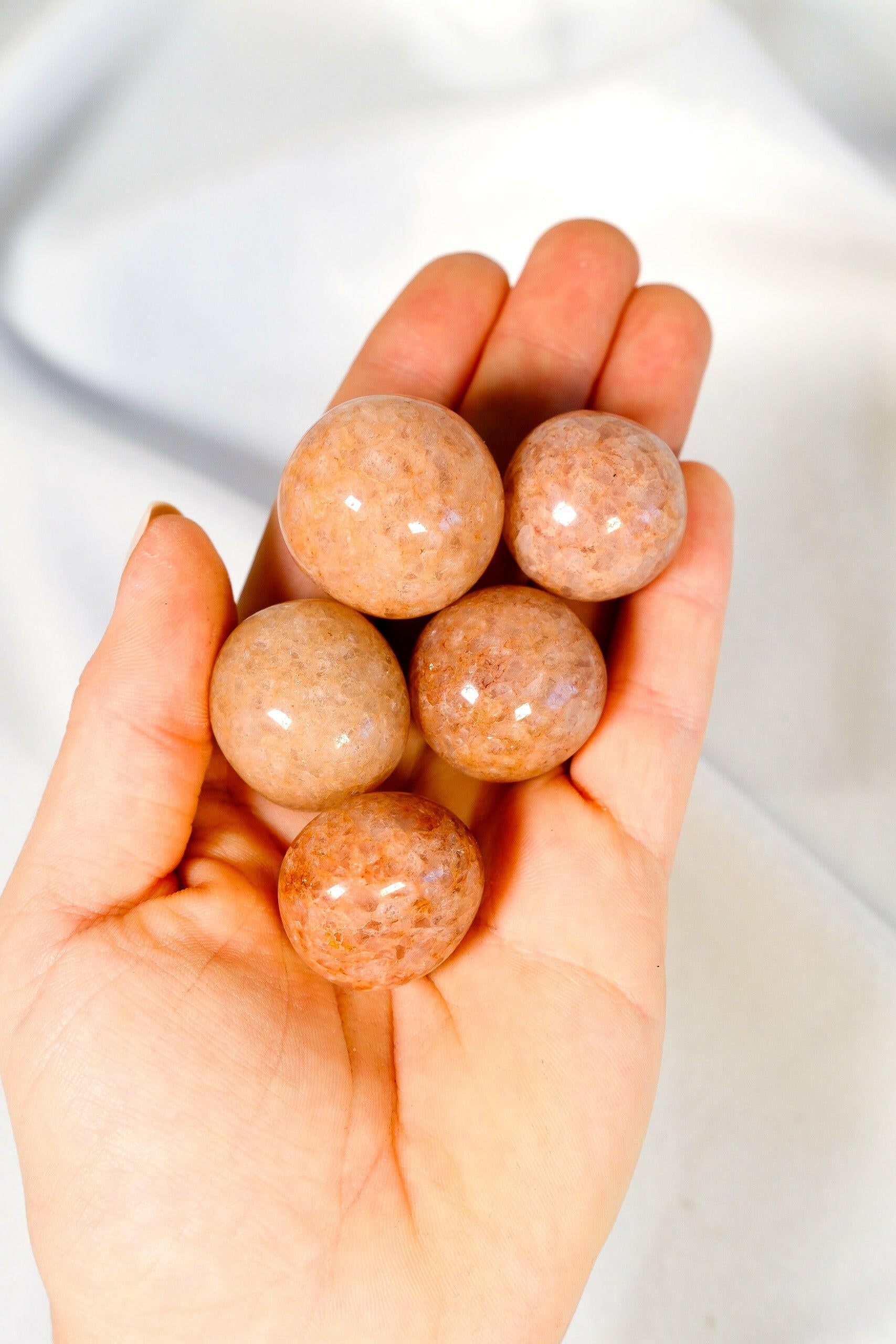 Raspberry Quartz Tumble Healing Crystal.