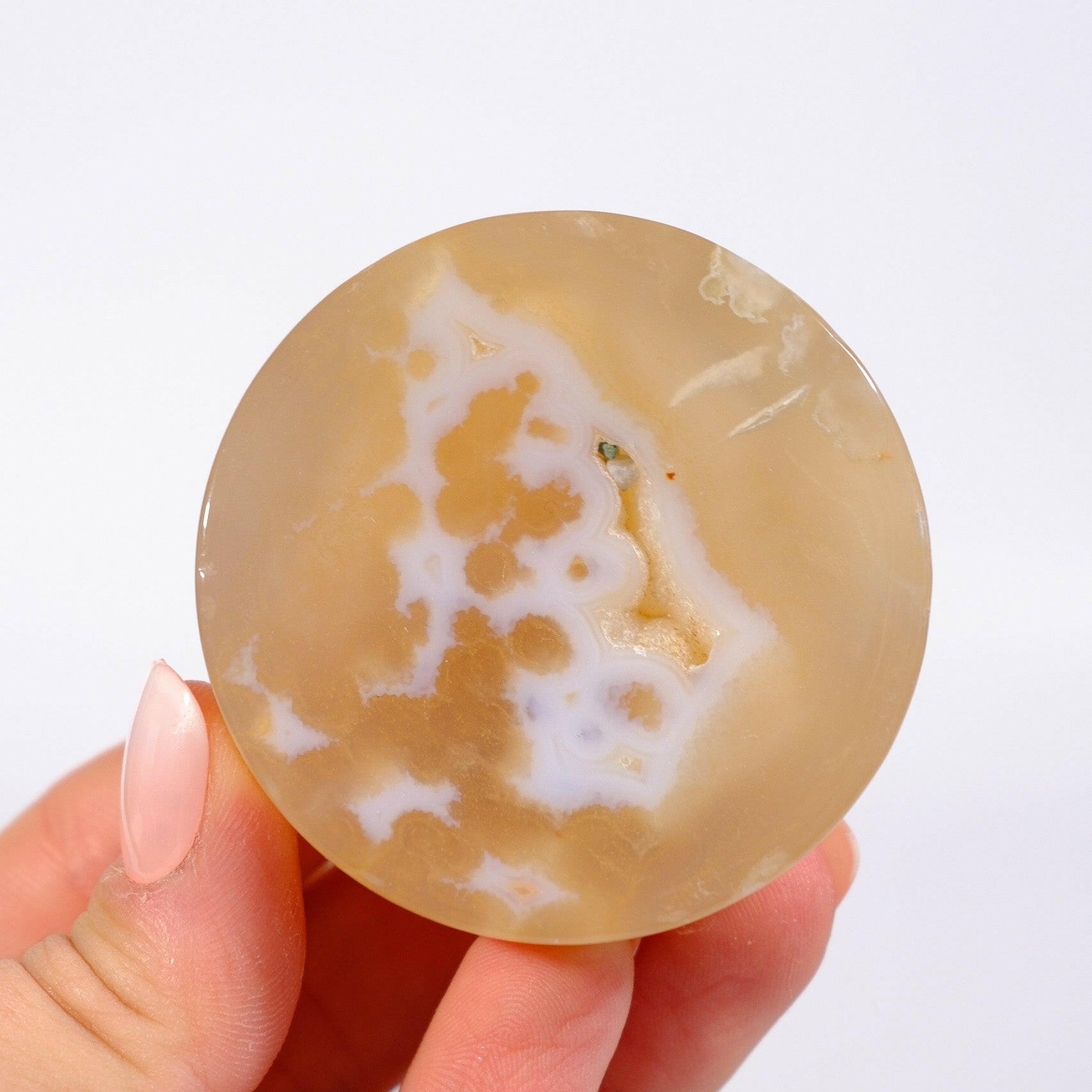 Flower Agate Trinket Bowl Healing Crystal.