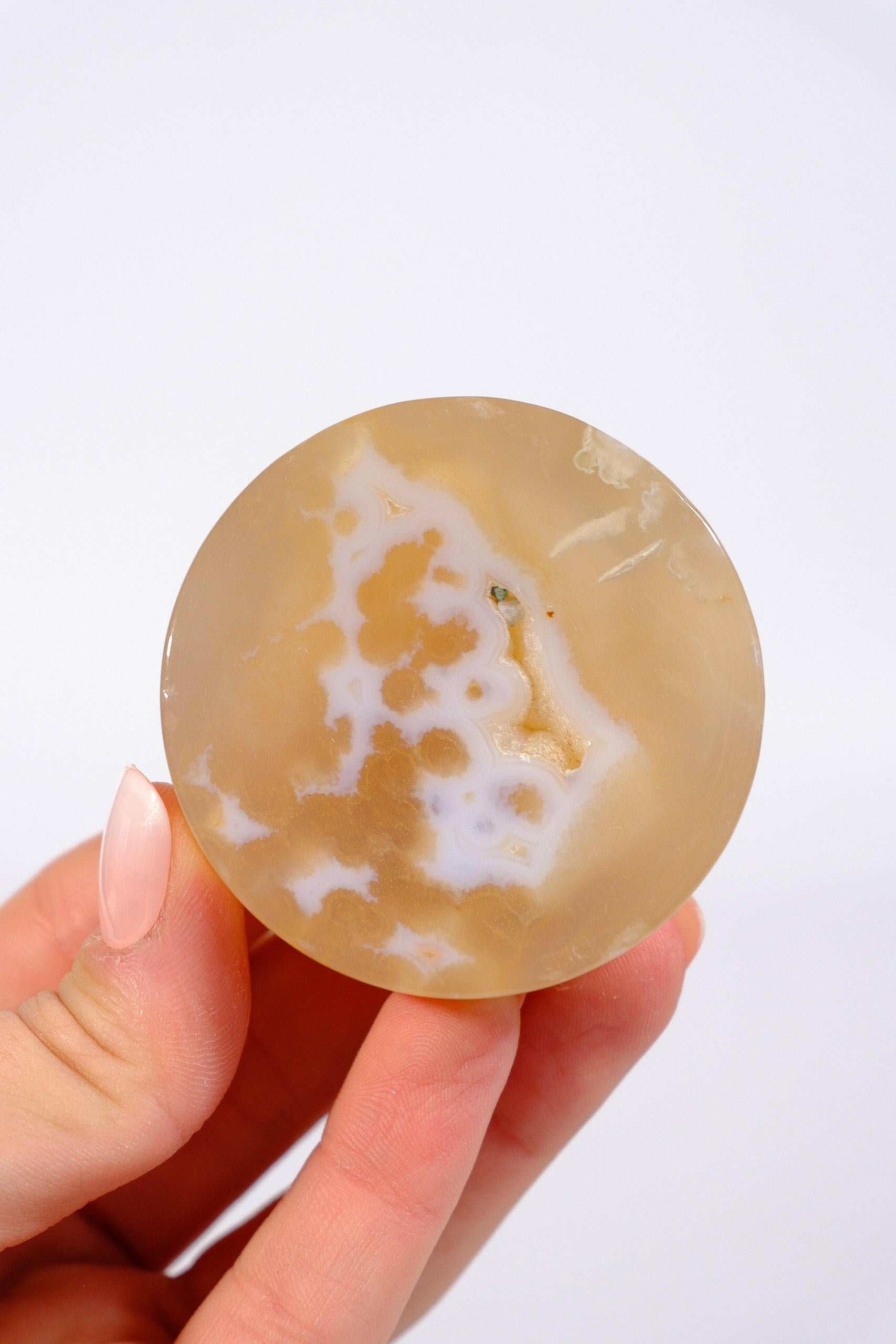 Flower Agate Trinket Bowl Healing Crystal.