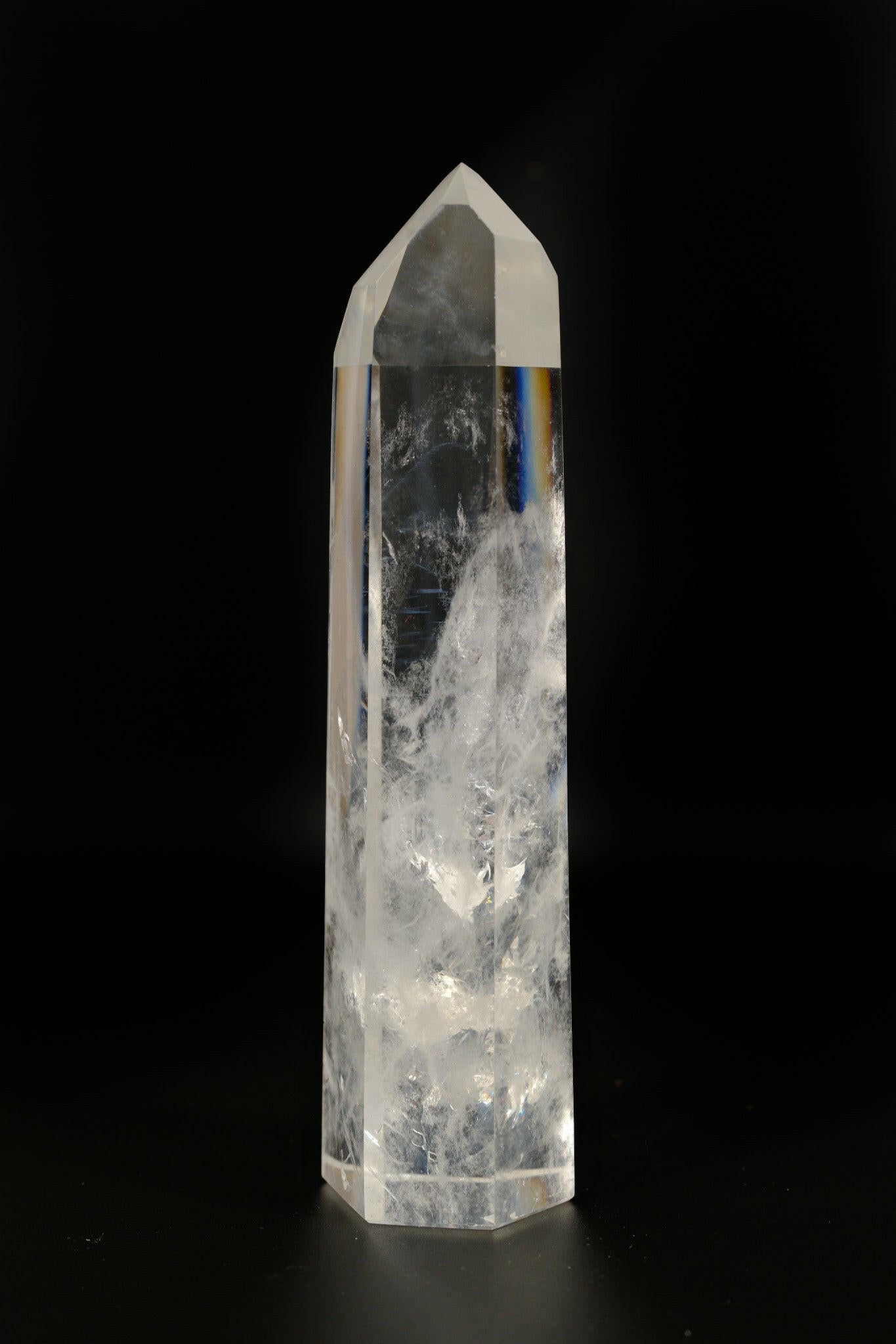 Clear Quartz Tower Healing Crystal.