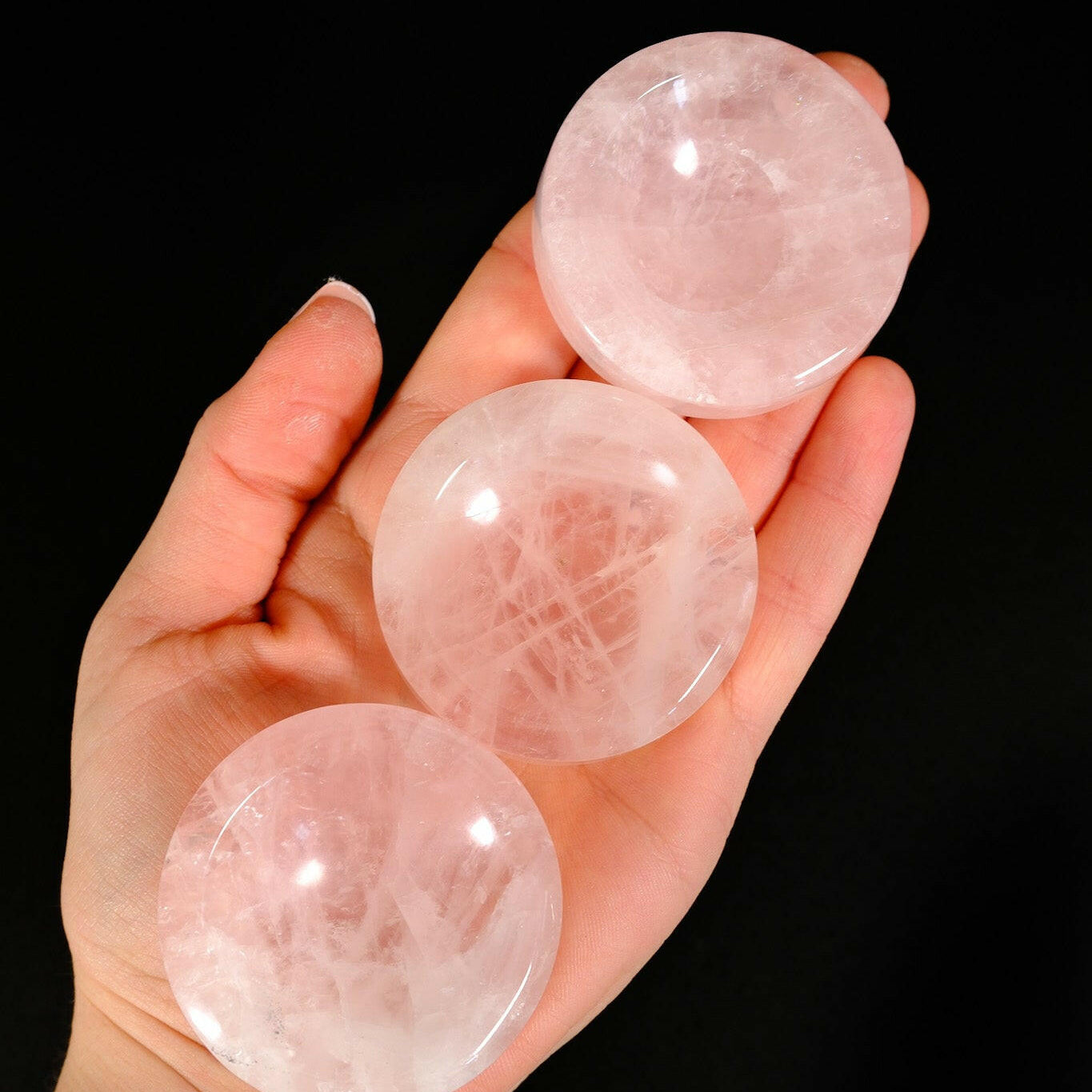 Rose Quartz Bowl Healing Crystal.