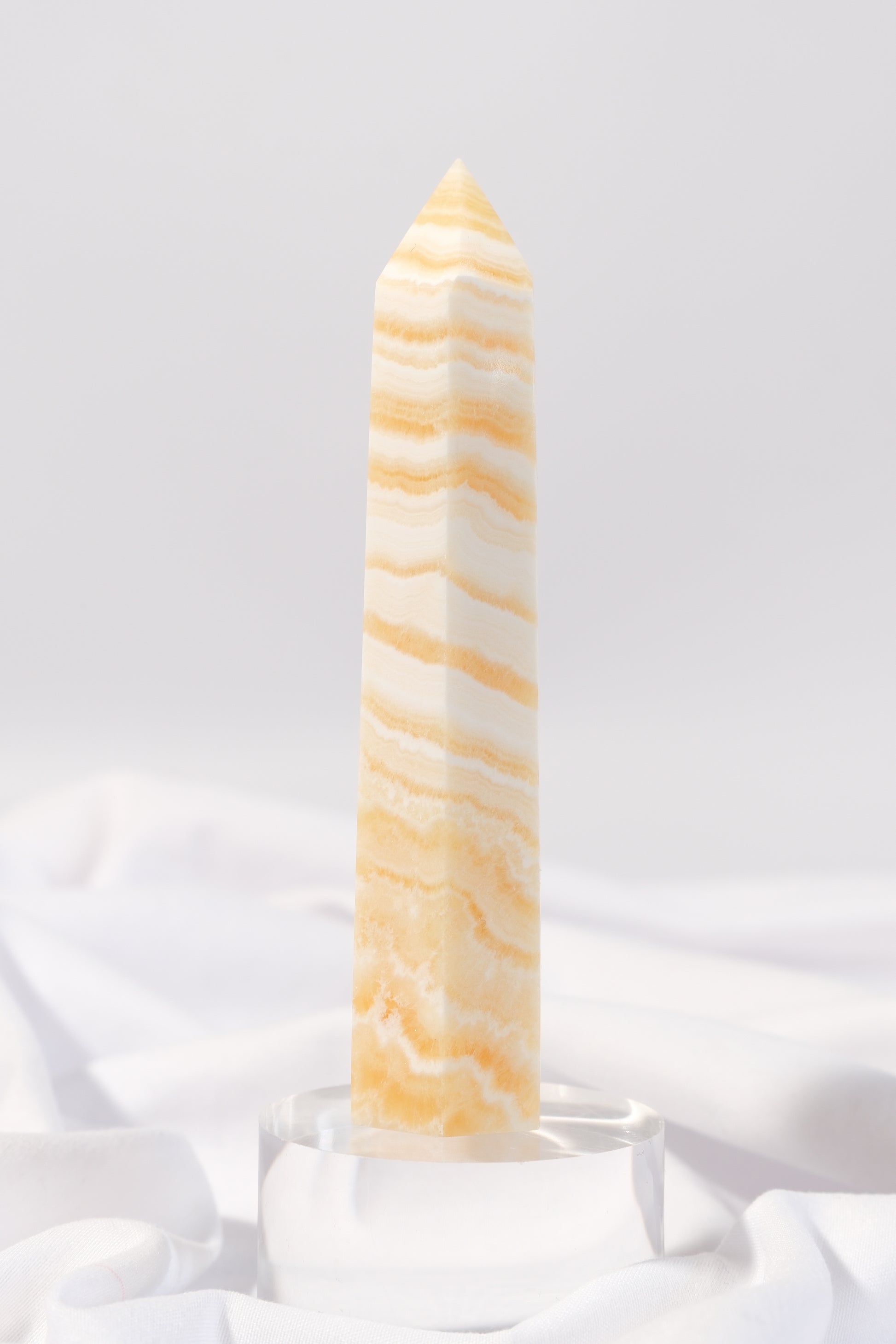 Orange Calcite Tower