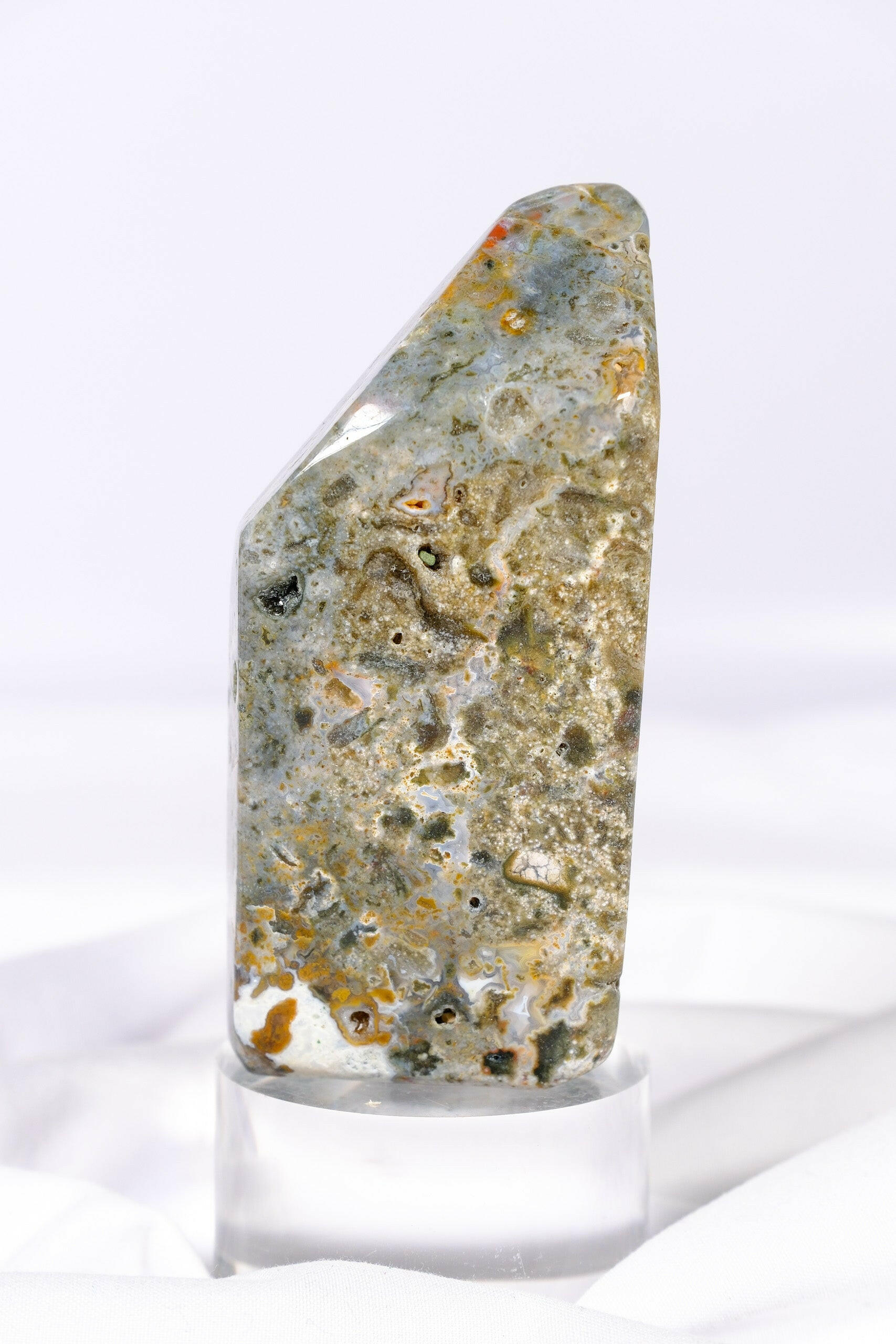 Ocean Jasper Freeform Healing Crystal.