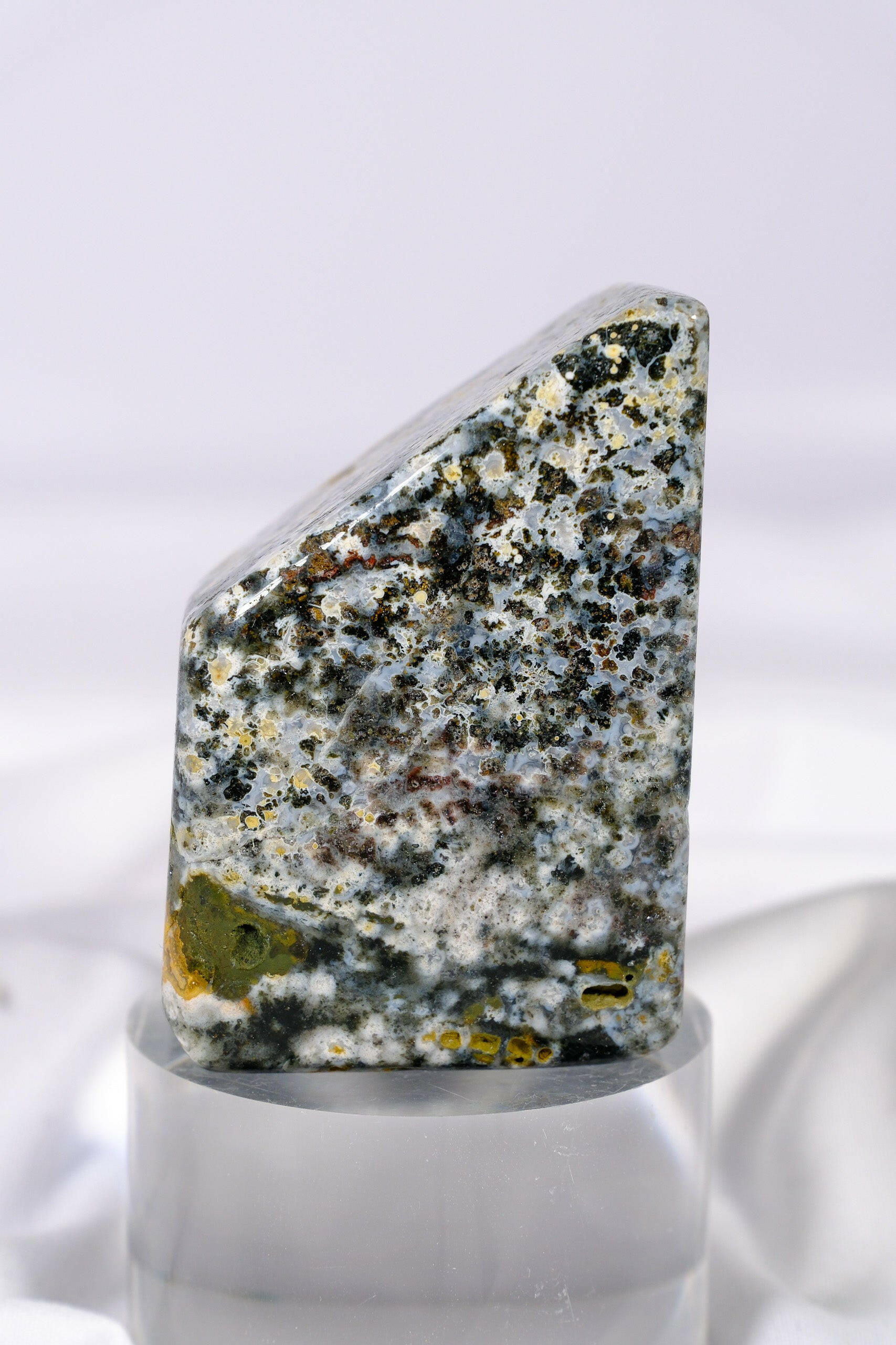 Ocean Jasper Freeform Healing Crystal.