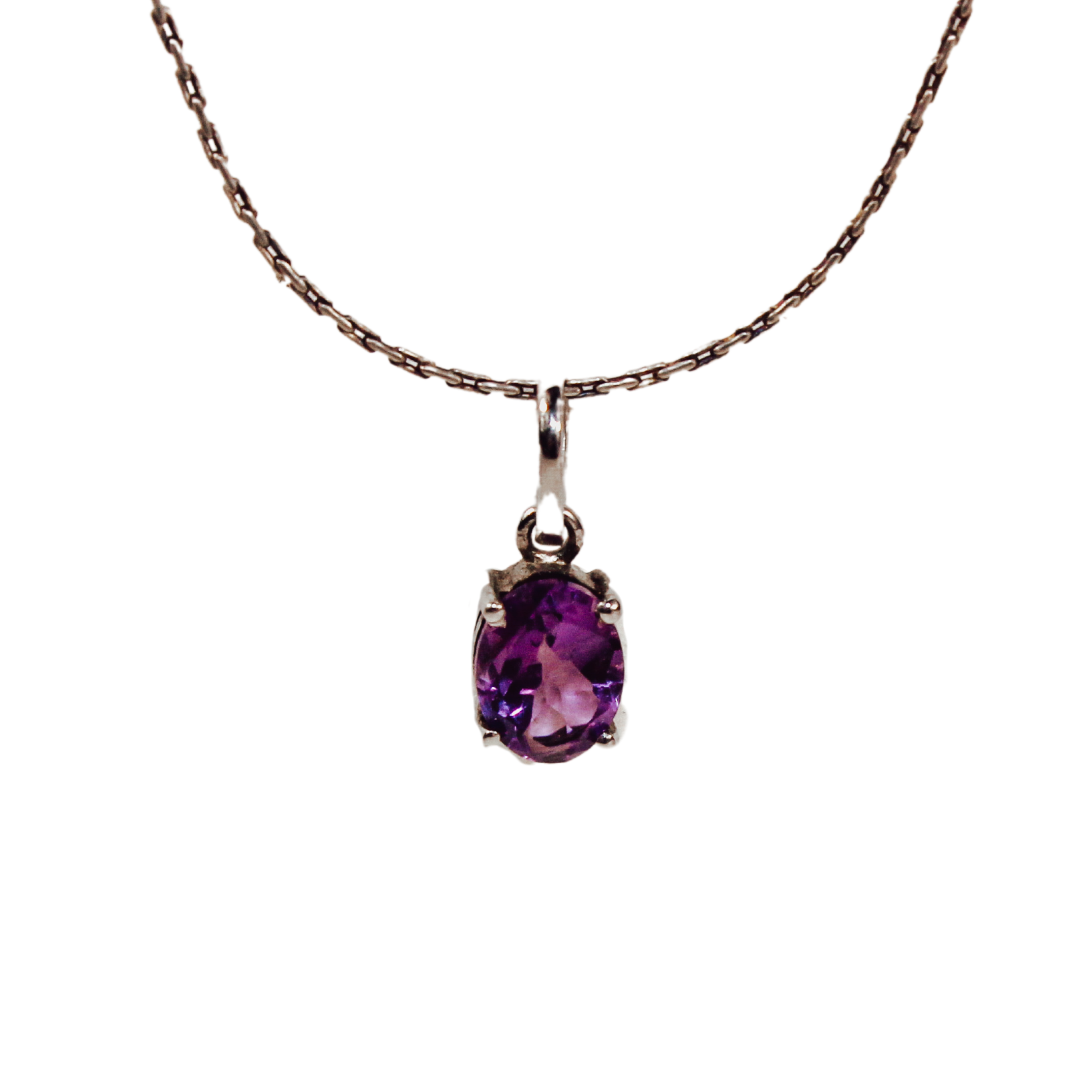 Amethyst Necklace | 925 Sterling Silver