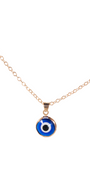 Evil Eye Necklace Rose Gold