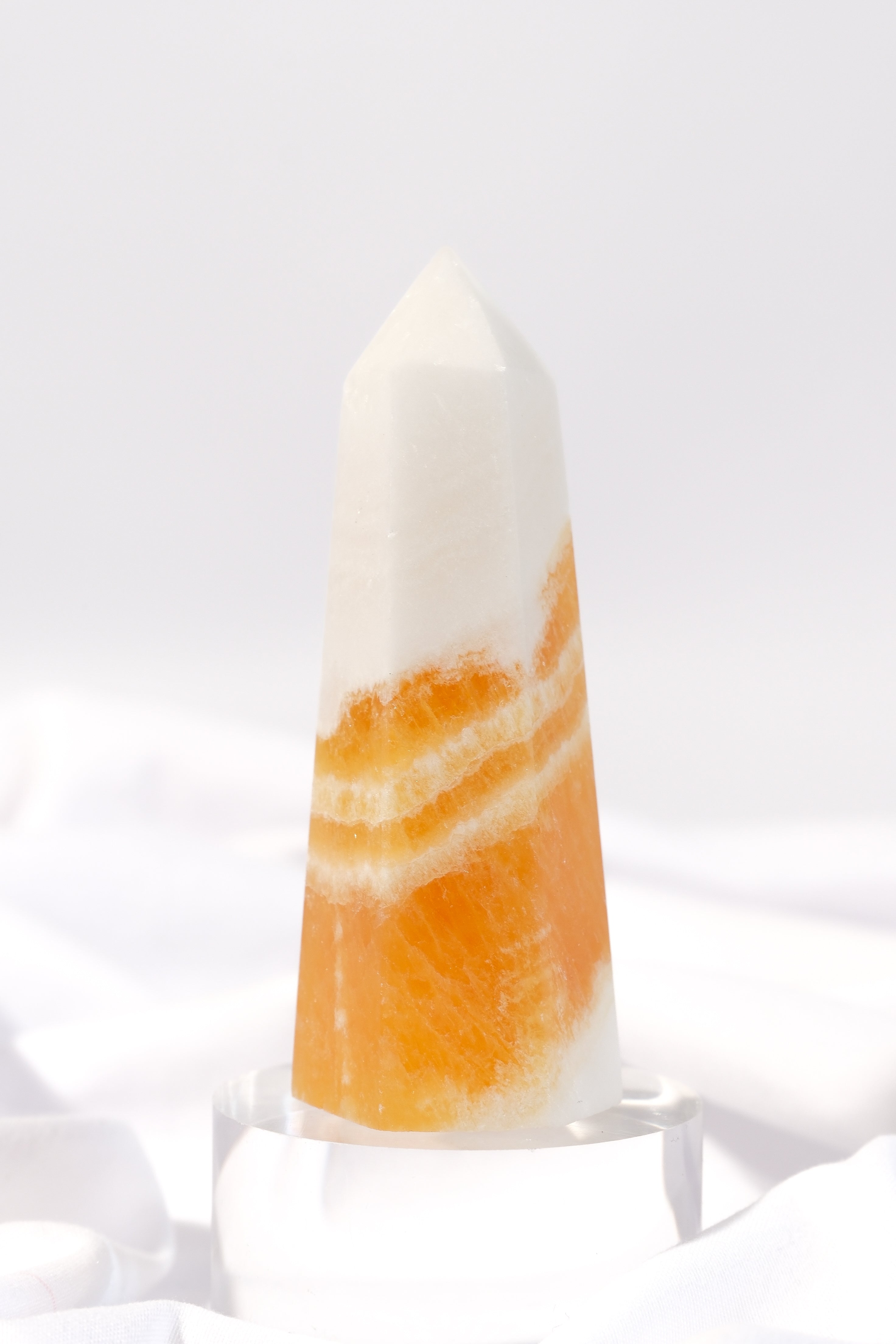 Orange Calcite Tower