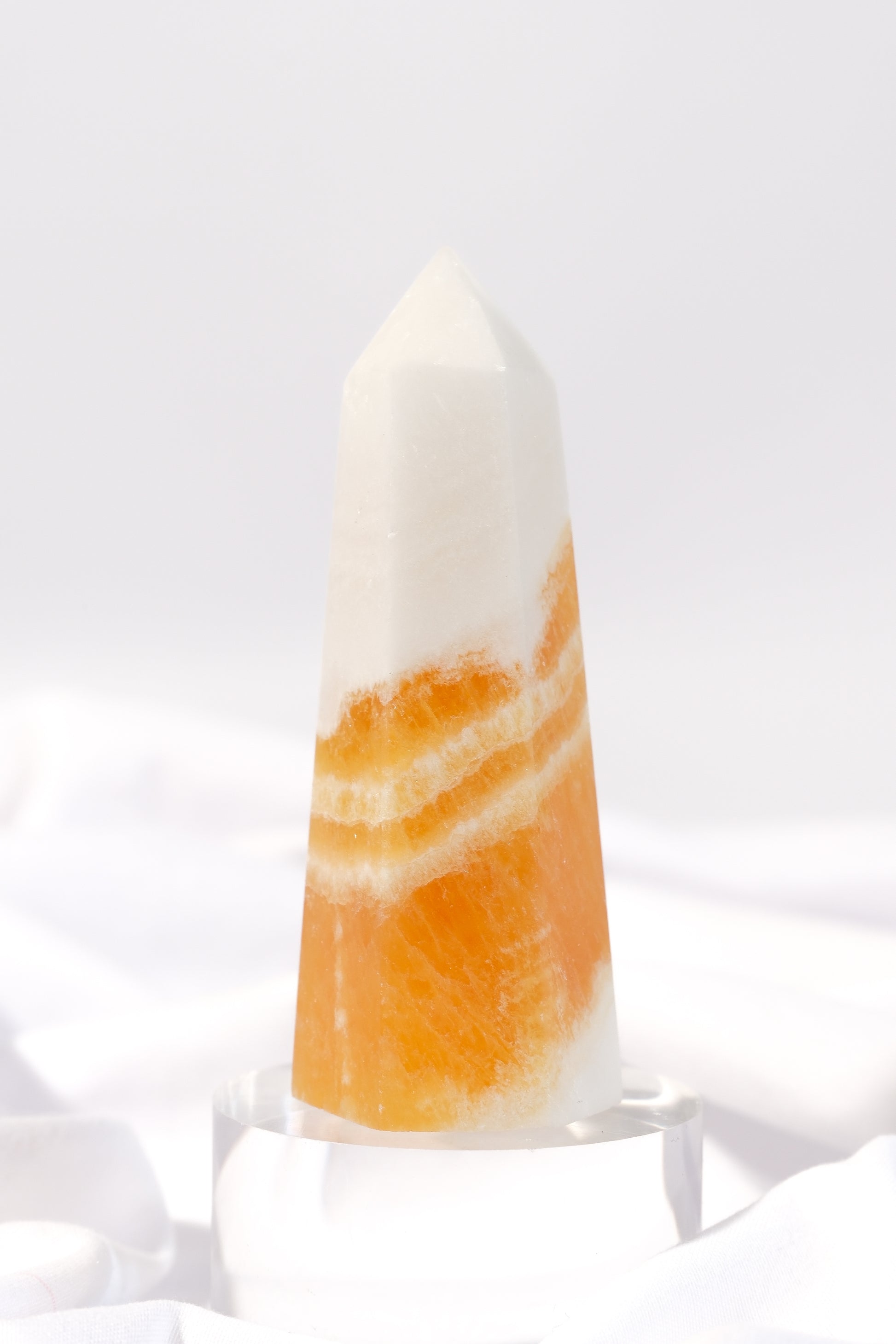 Orange Calcite Tower
